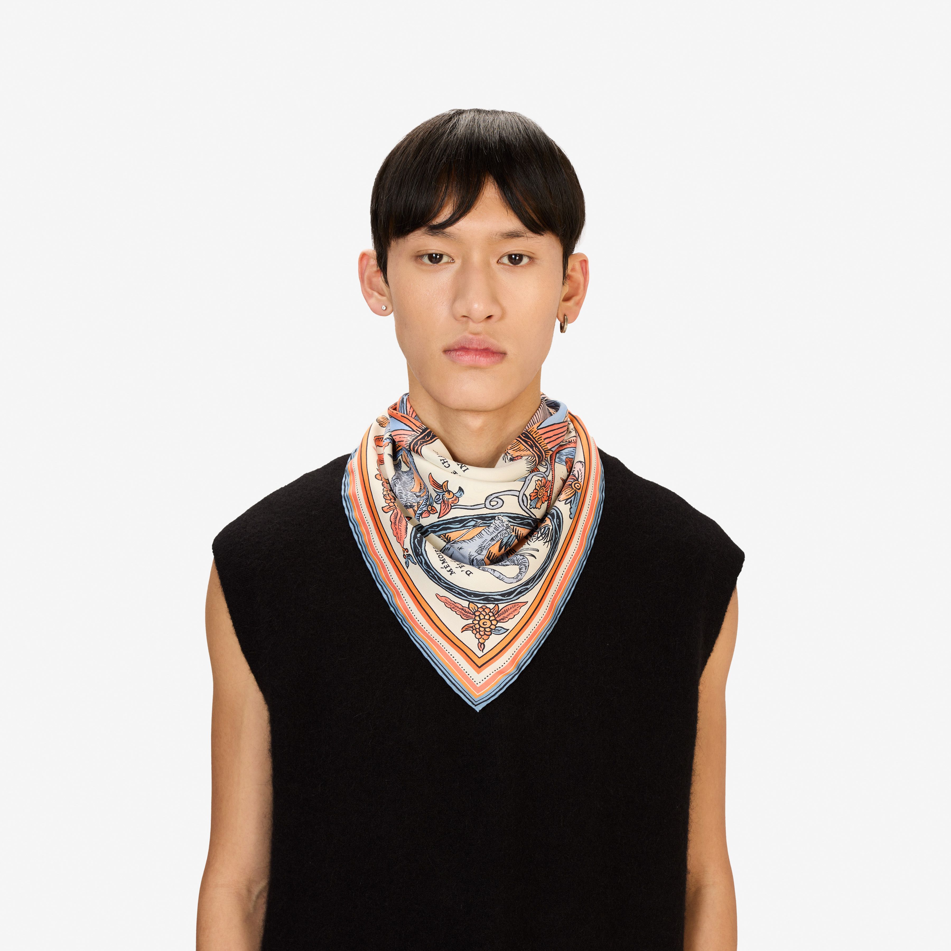 Quadratisches 70 - Chance Inoui - Orange