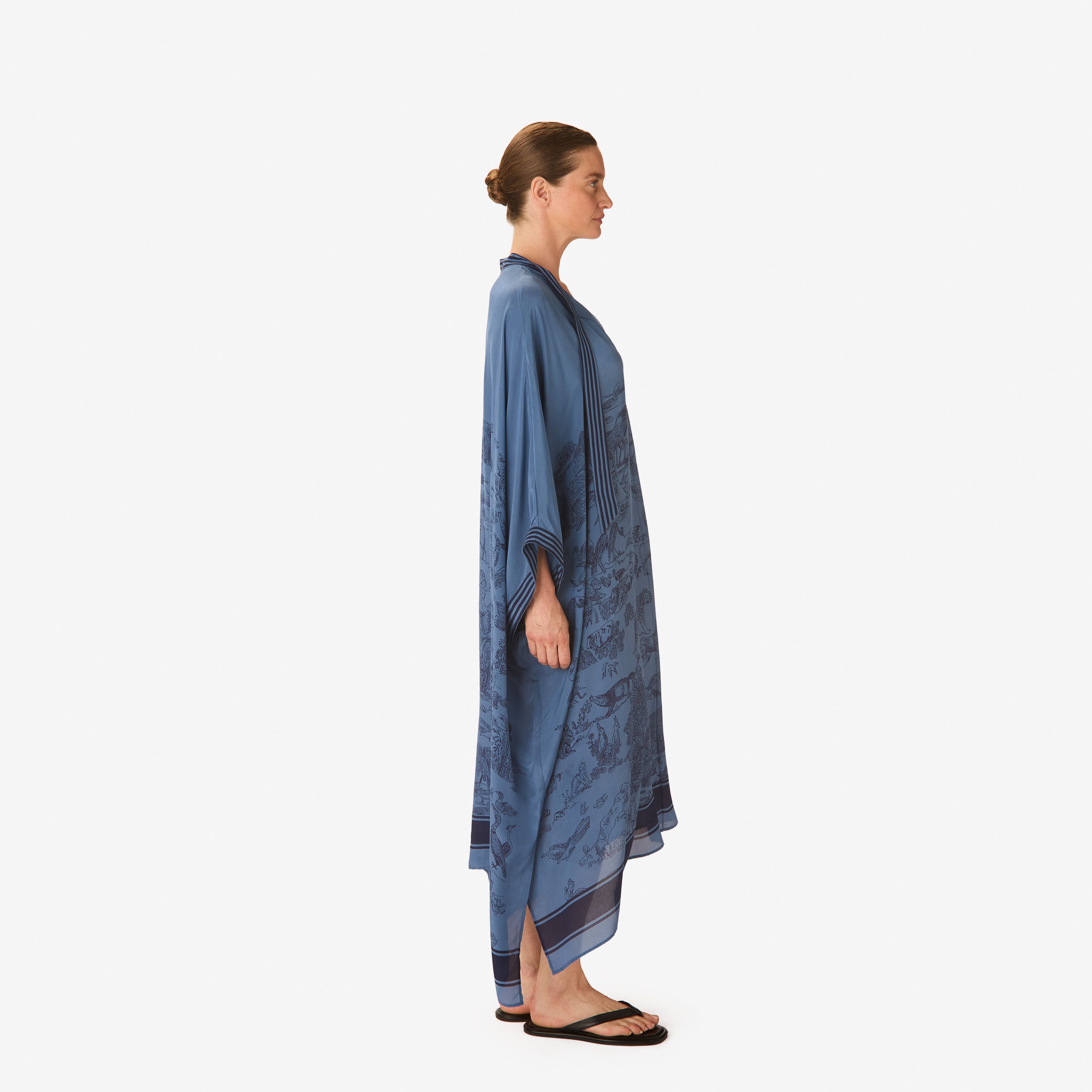 Kaftan Long – Reverie – Bleu Marine