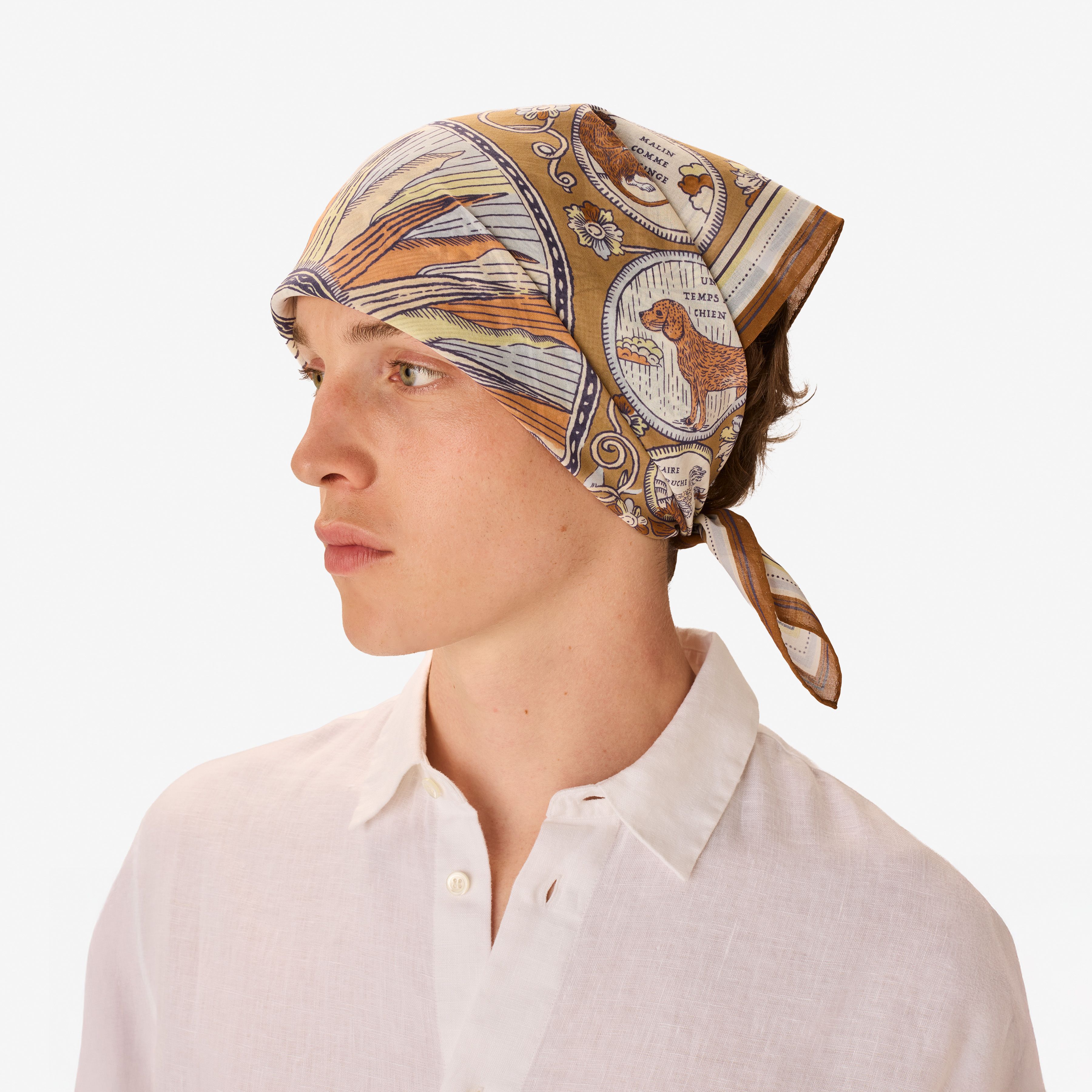 Carré 70 Coton - Chance Inoui - Mordoré