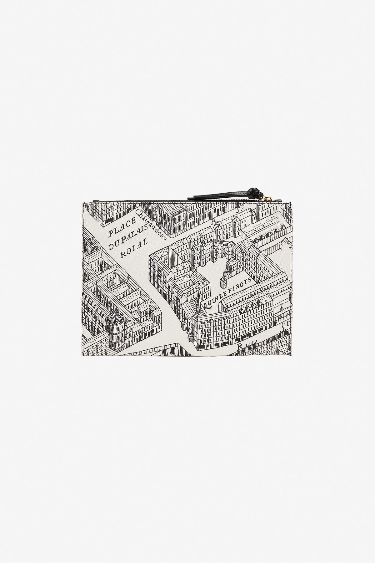 Pochette - Louvre - Noir