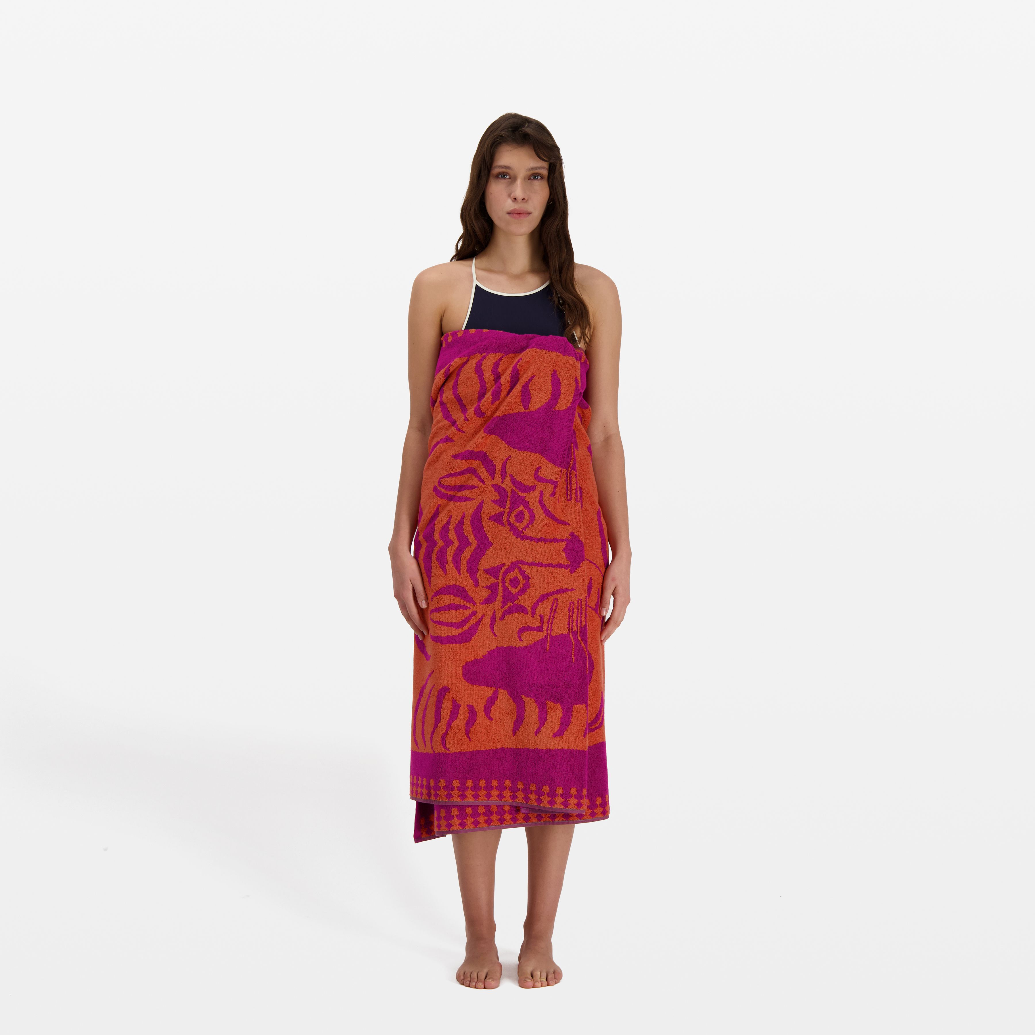 Strandtuch - Todd - Fuchsia