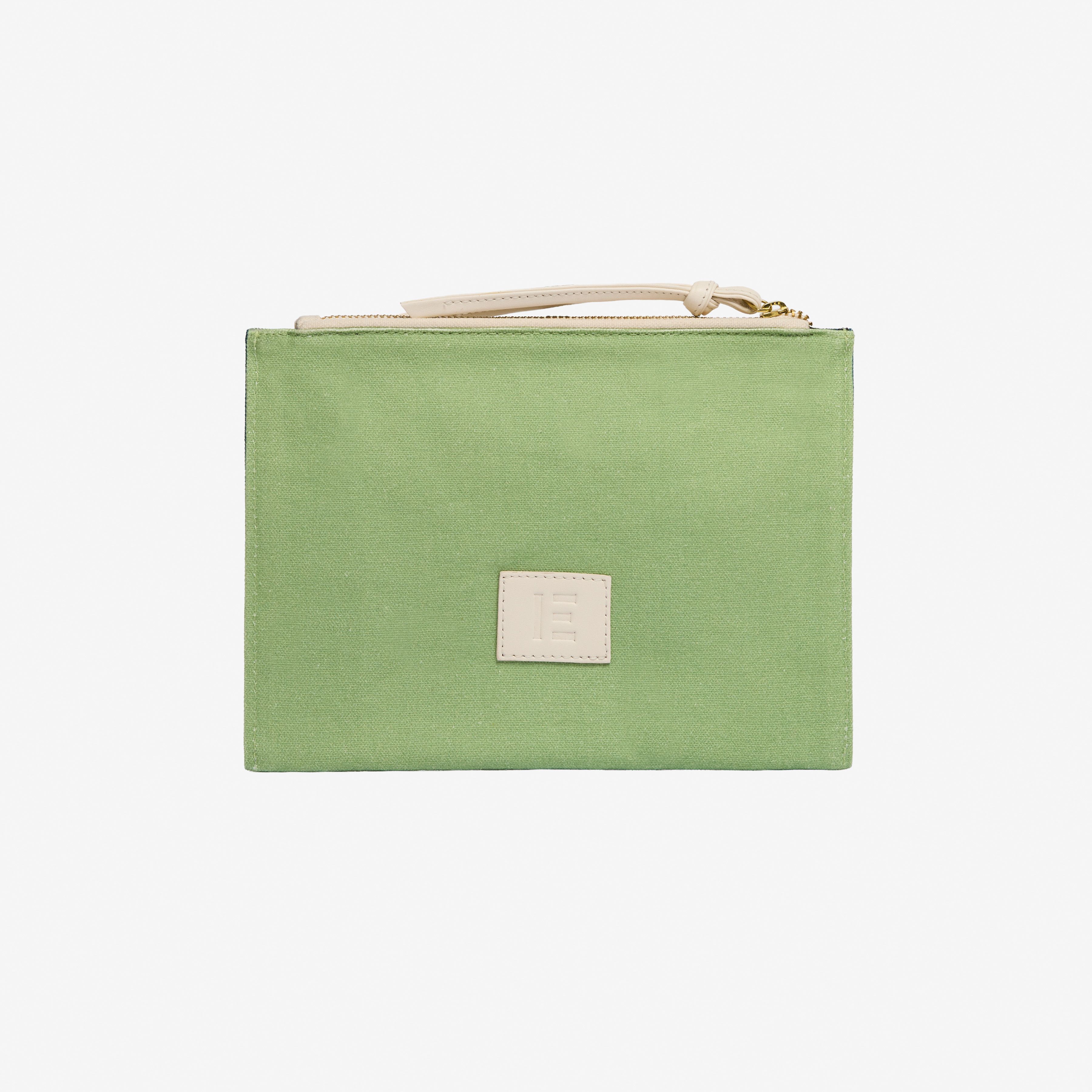 Embroidered Pouch - Paris Septieme - Navy