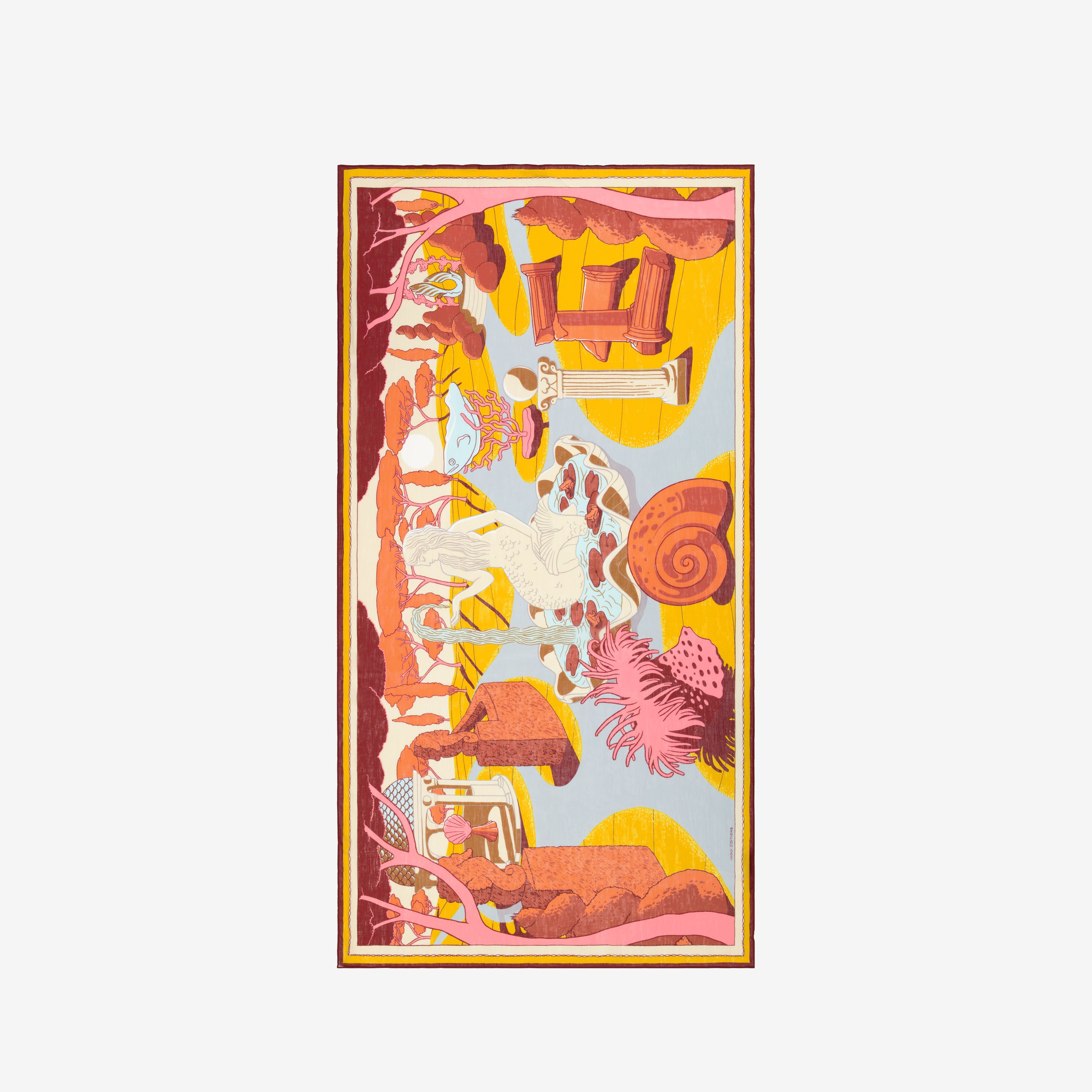 Scarf 100 - Jardin - Yellow