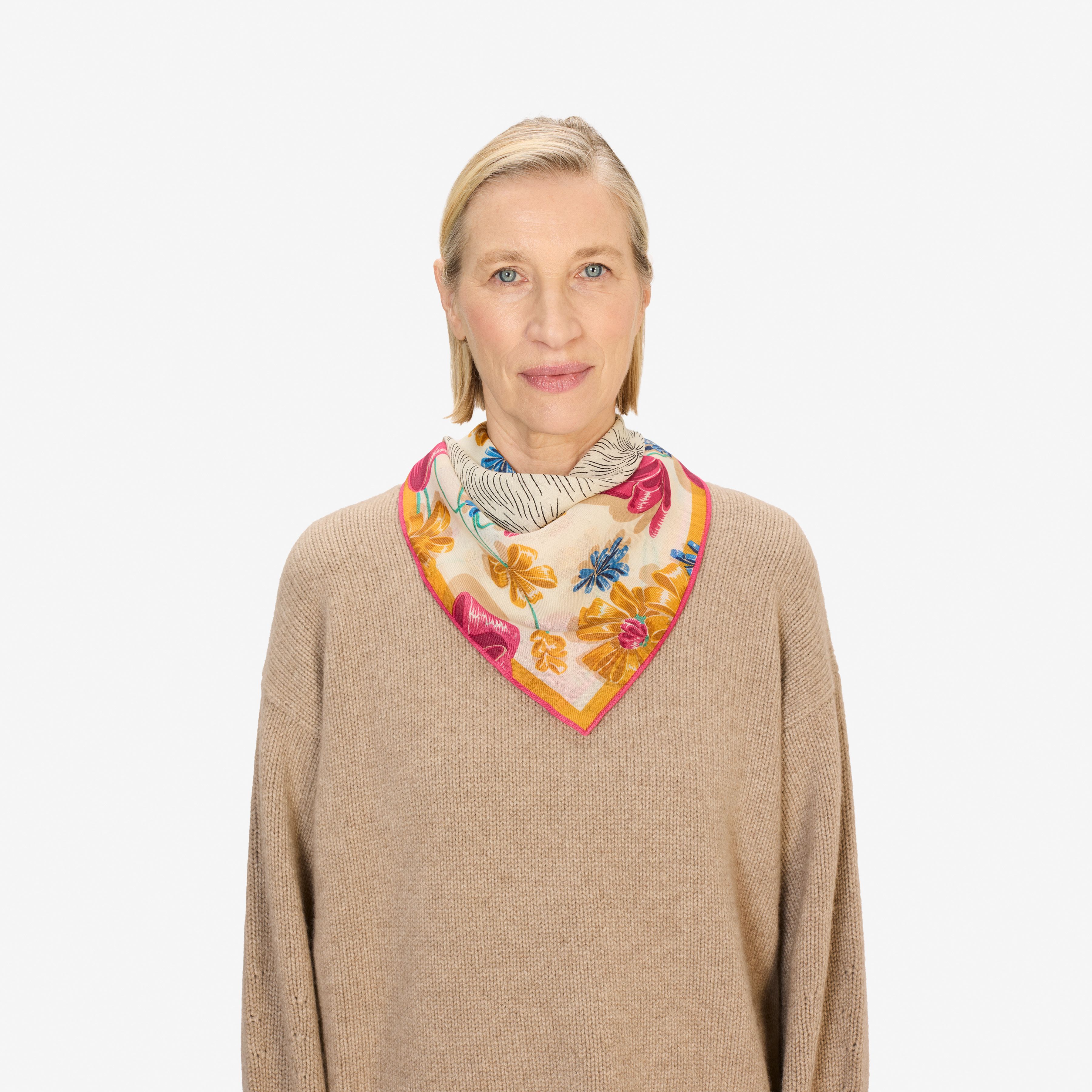 Quadratisches 70 - Toutou - Weiß