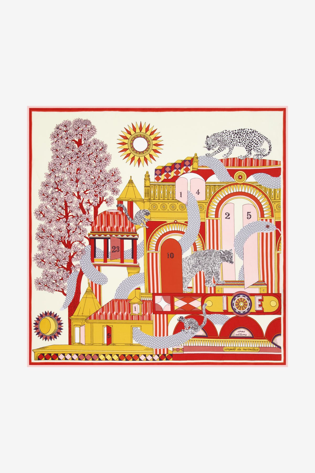 Carré 100 - Taj - Blanc