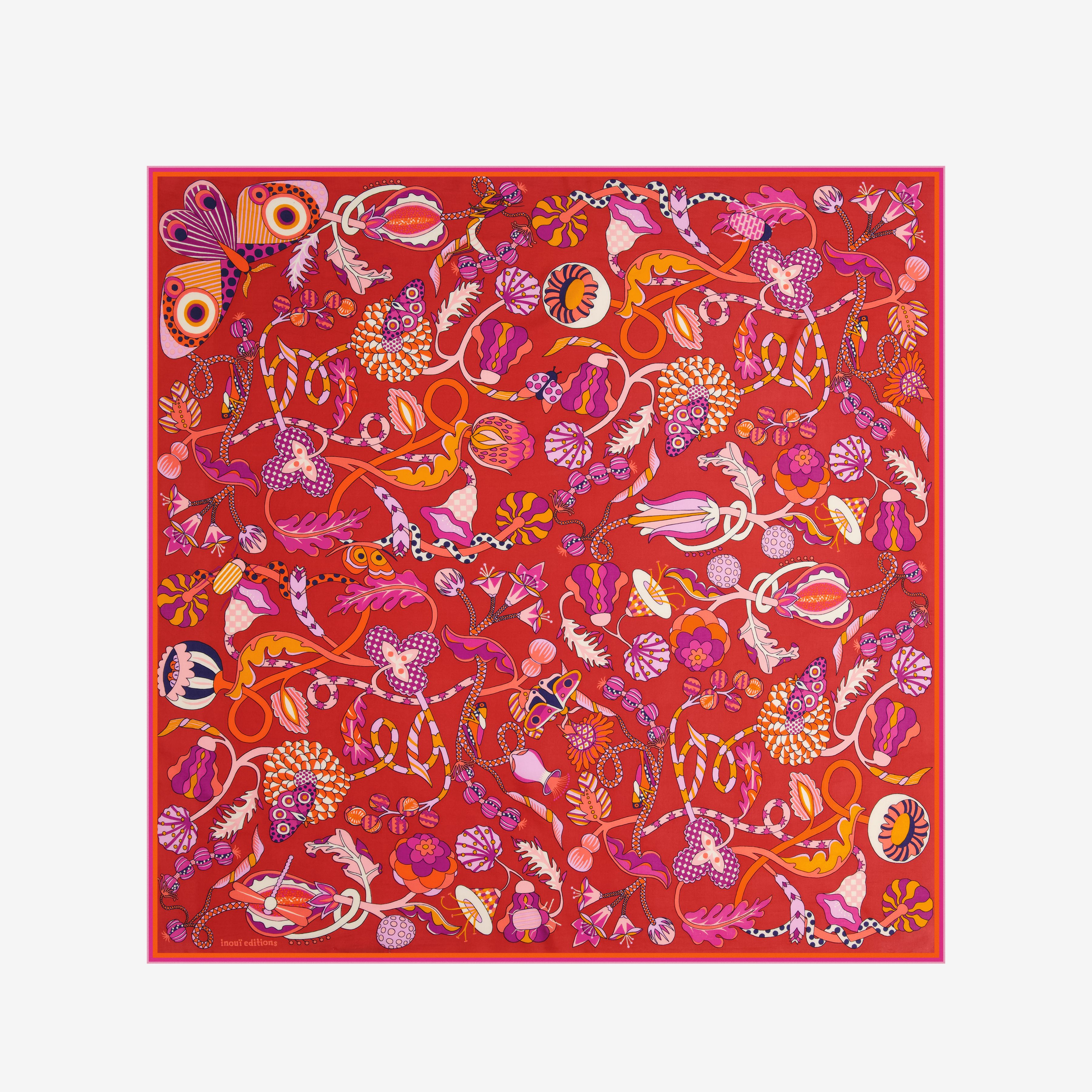 Square 100 - Botanique - Red