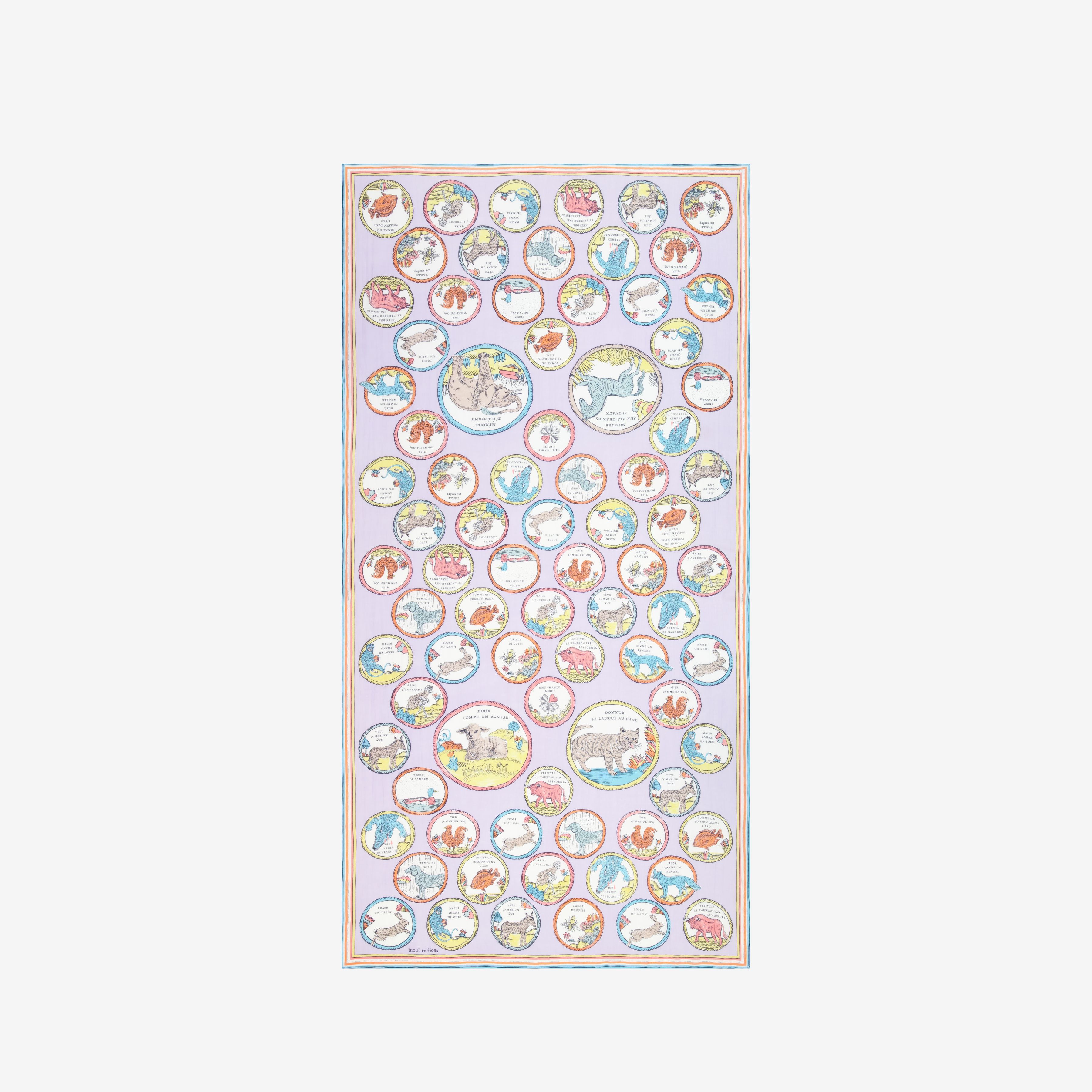 Écharpe 100 - Chance Inoui - Lila