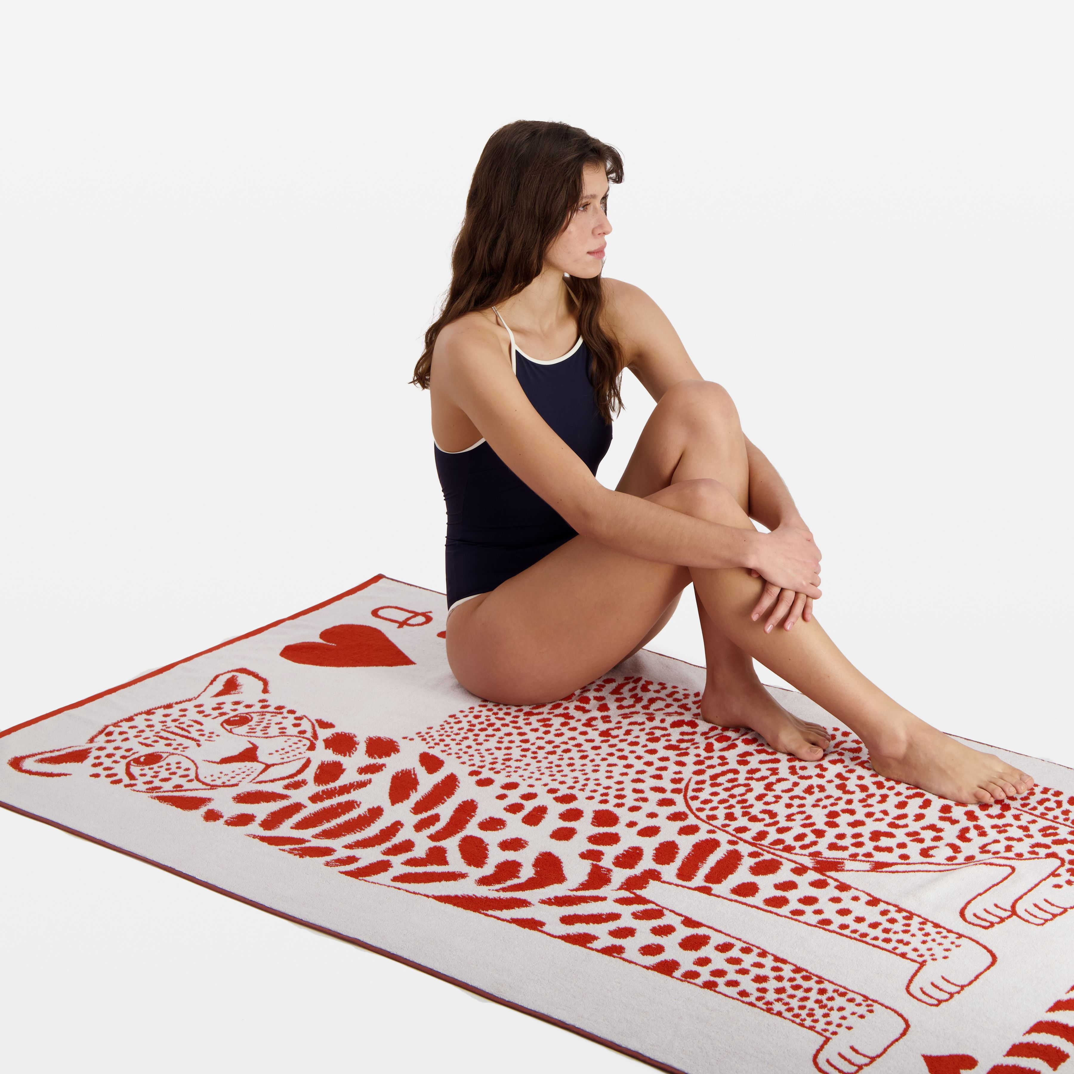 Beach Towel - Queen - Red