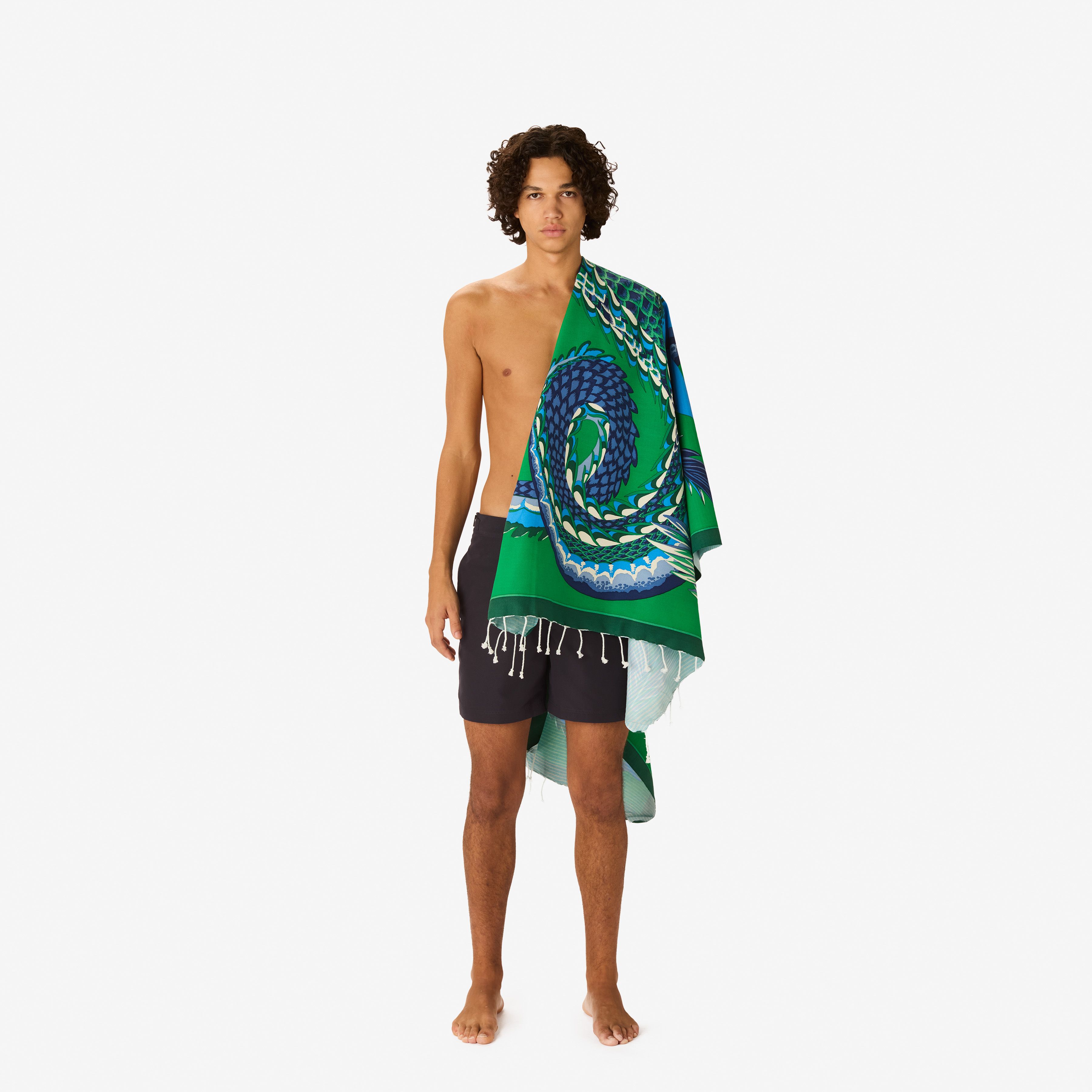 Fouta 100 - Croco - Vert