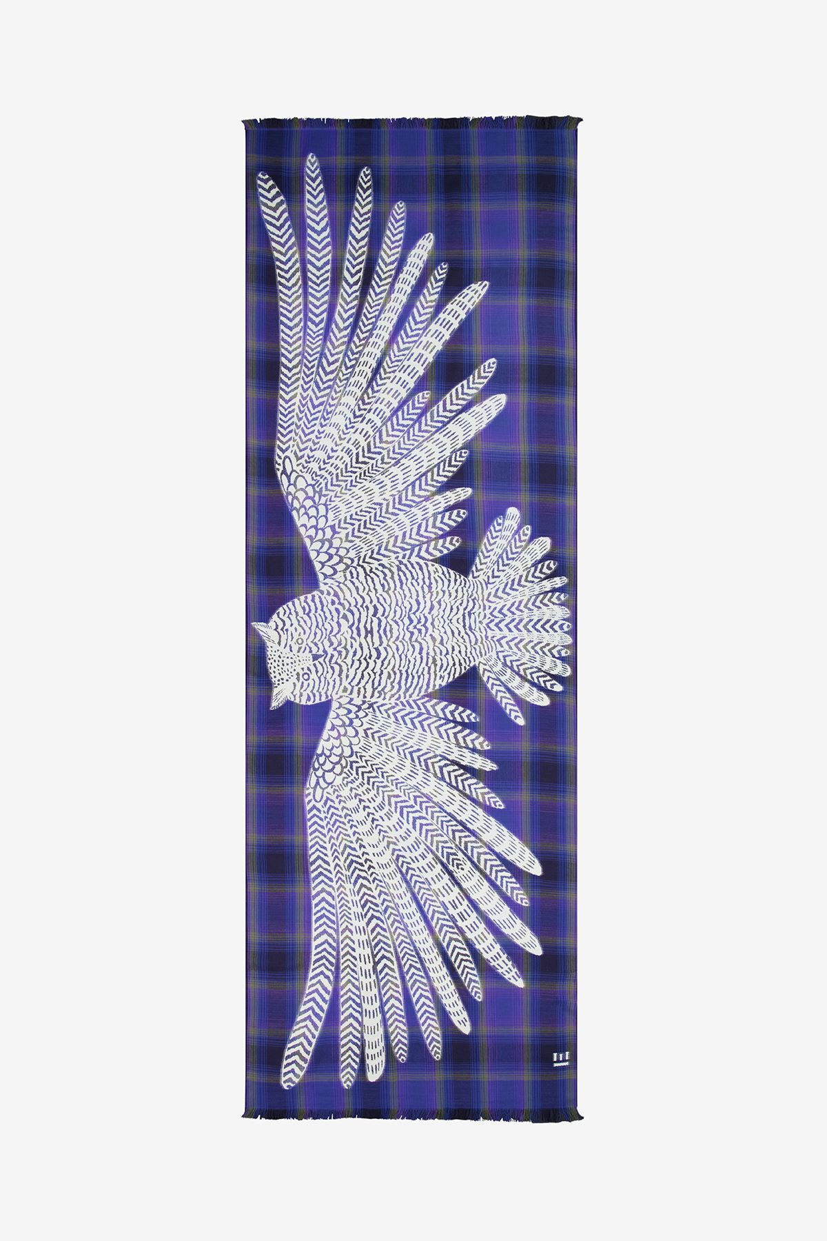 Écharpe 70 3D - Hedwige - Violet