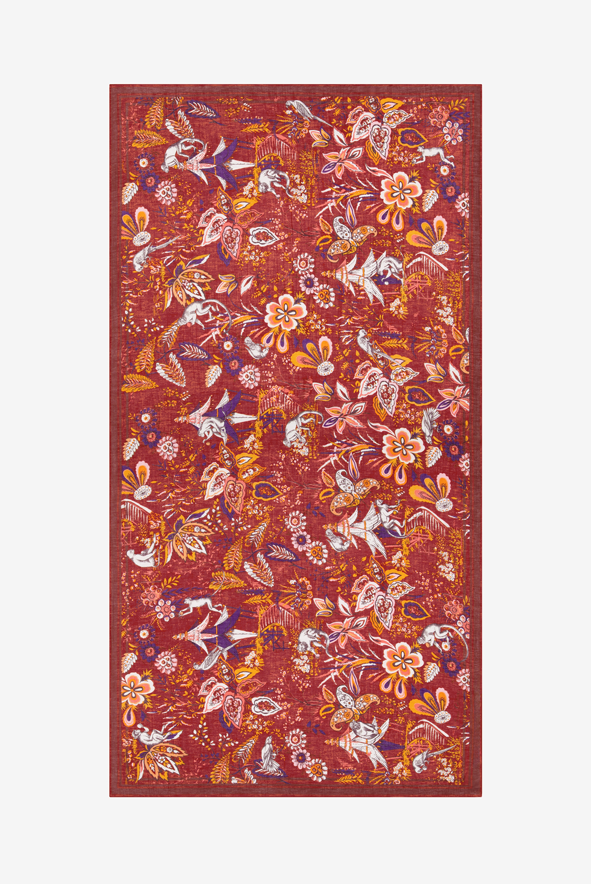 Écharpe 100 - Pagode - Rouge