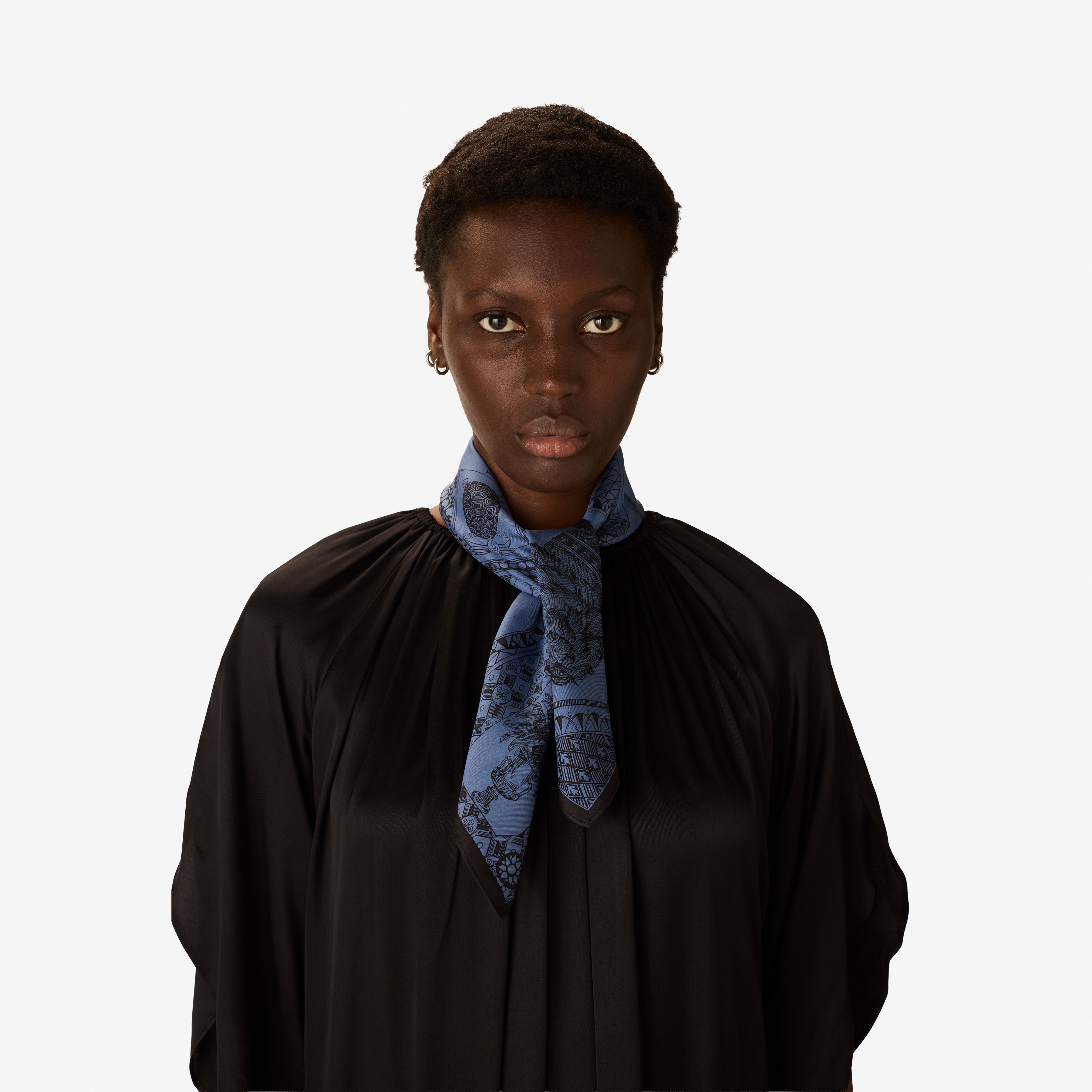 Carré 65 - Barocco - Bleu