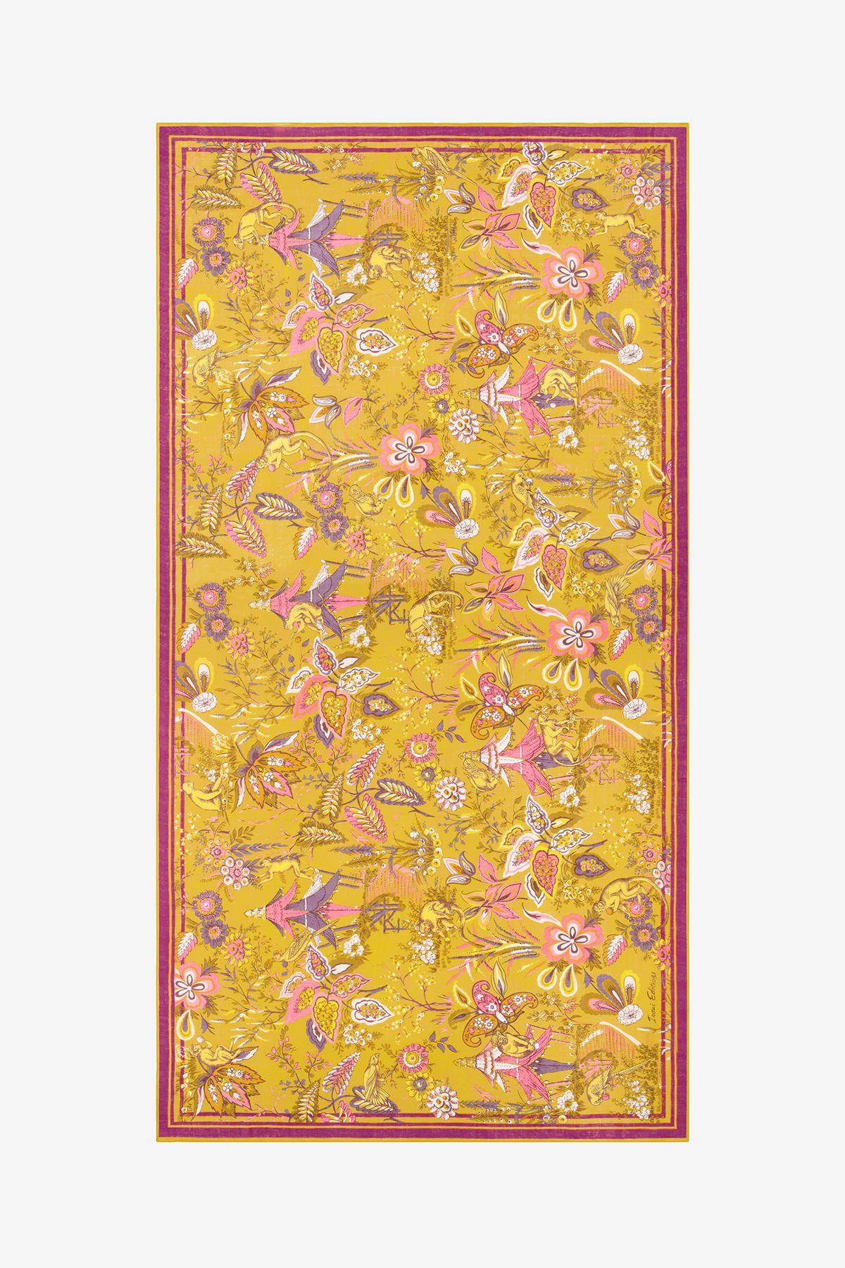 Écharpe 100 - Pagode - Jaune