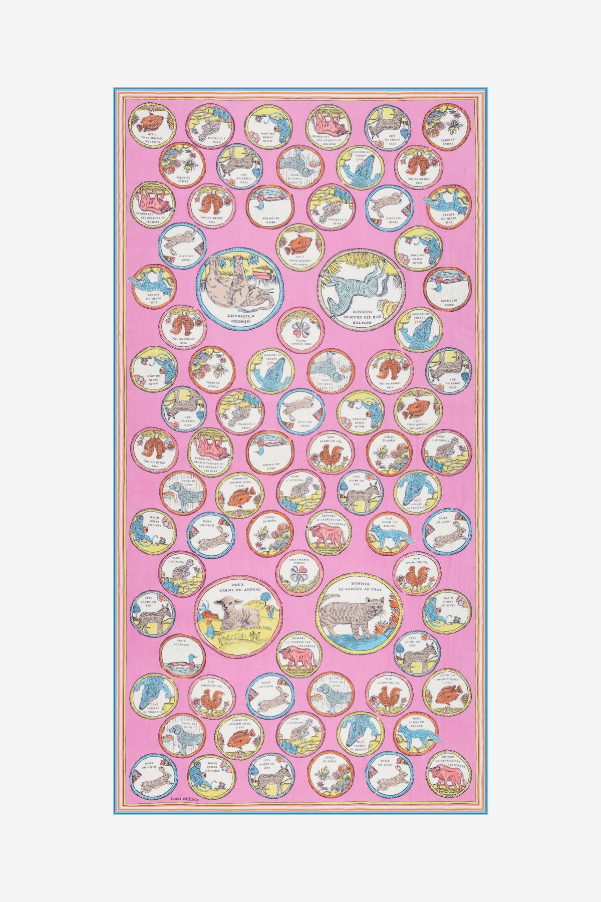 Écharpe 100 - Chance Inoui - Rose