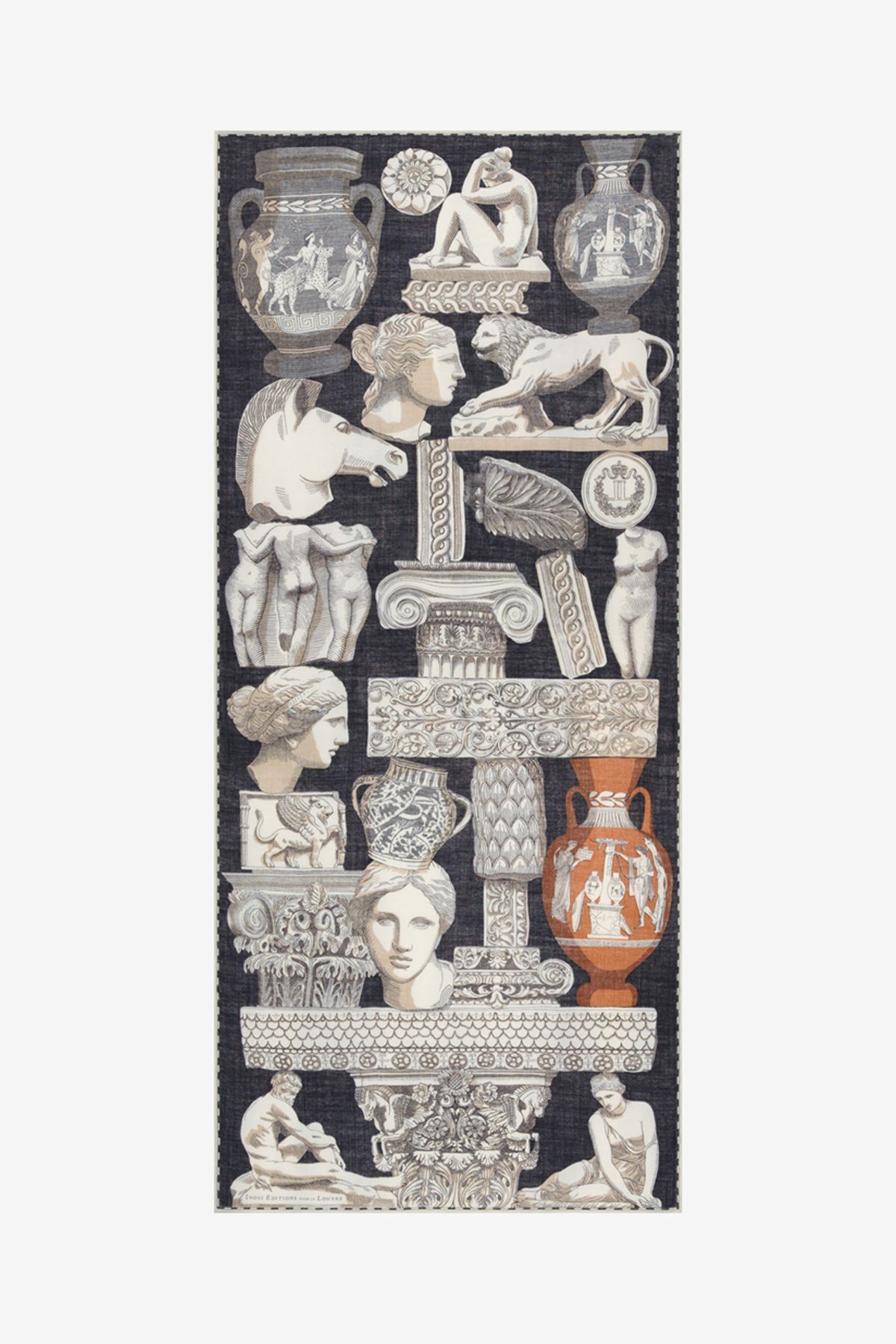 Écharpe 80 - Archives - Noir