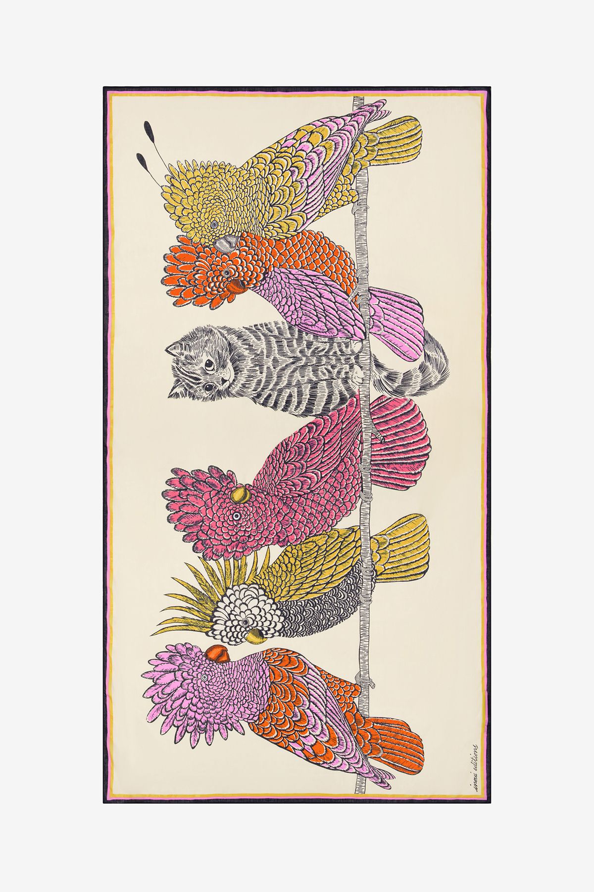 Écharpe 100 - Caracat - Blanc