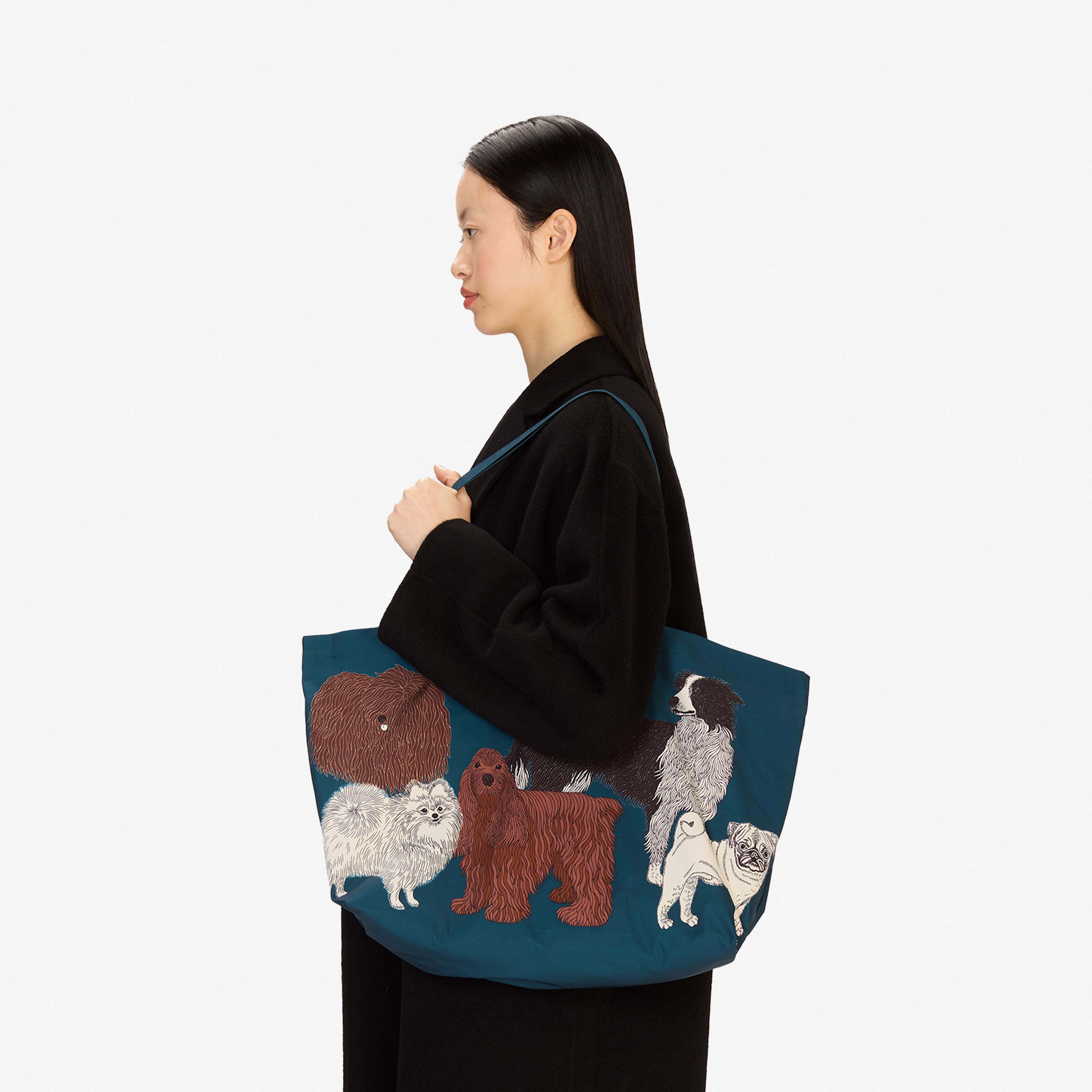 Maxi Shopper Bag - Toutou - Duck Blue