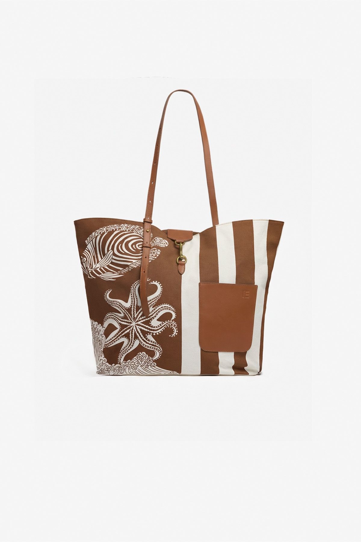 Sac Soft Shopping - Poseidon - Marron
