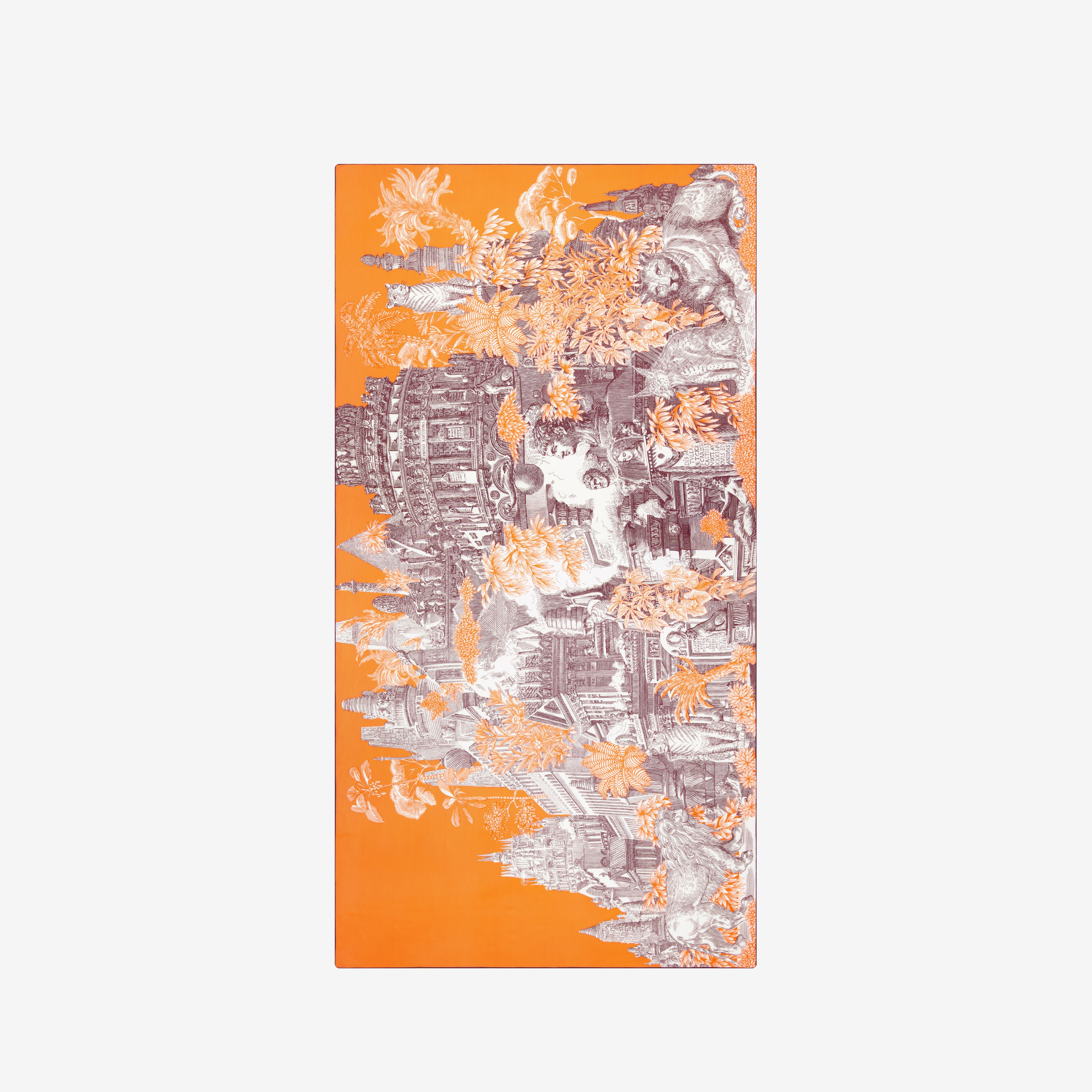 Scarf 100 - Piranesi - Orange