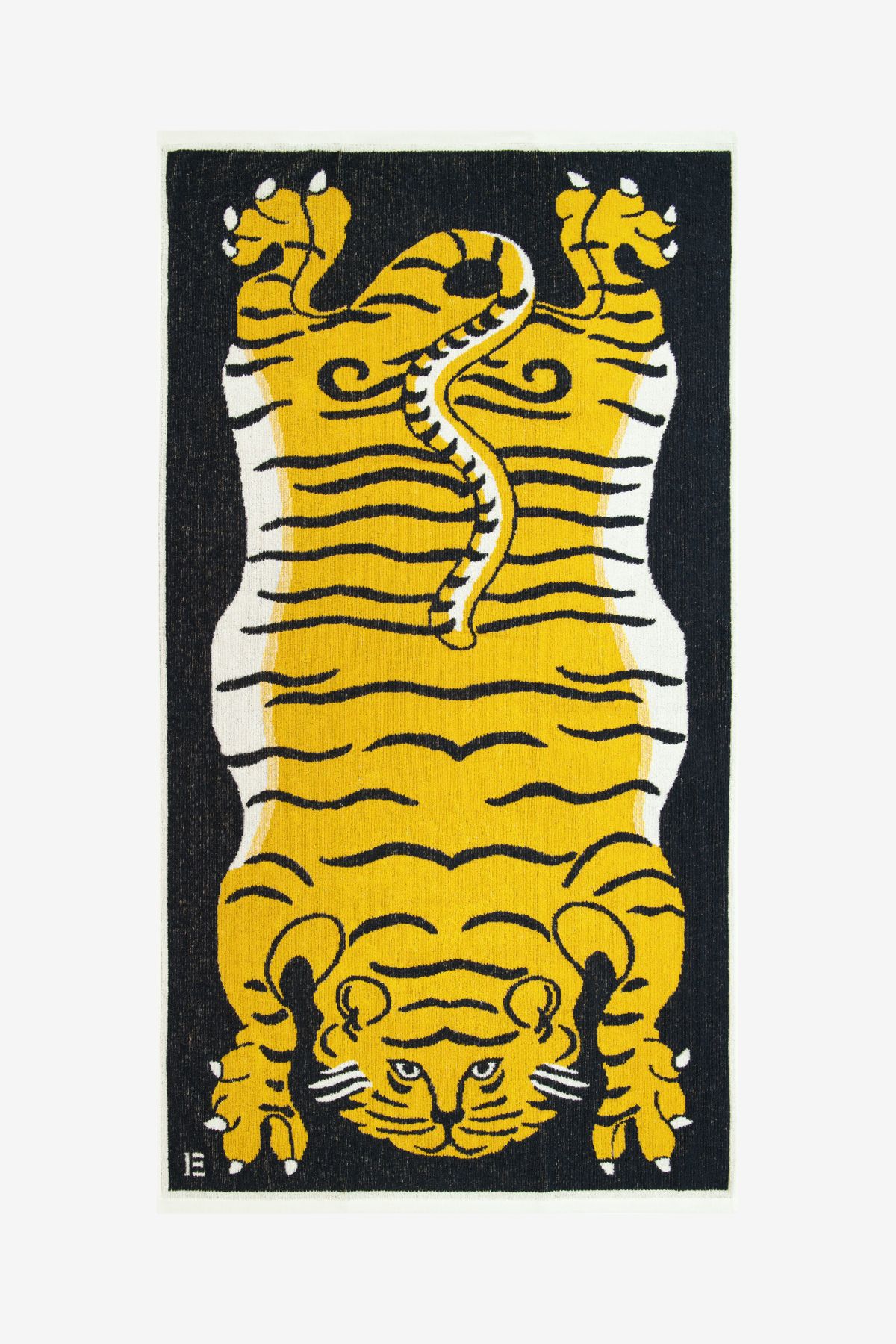 Serviette De Plage 80 - Rocky - Noir