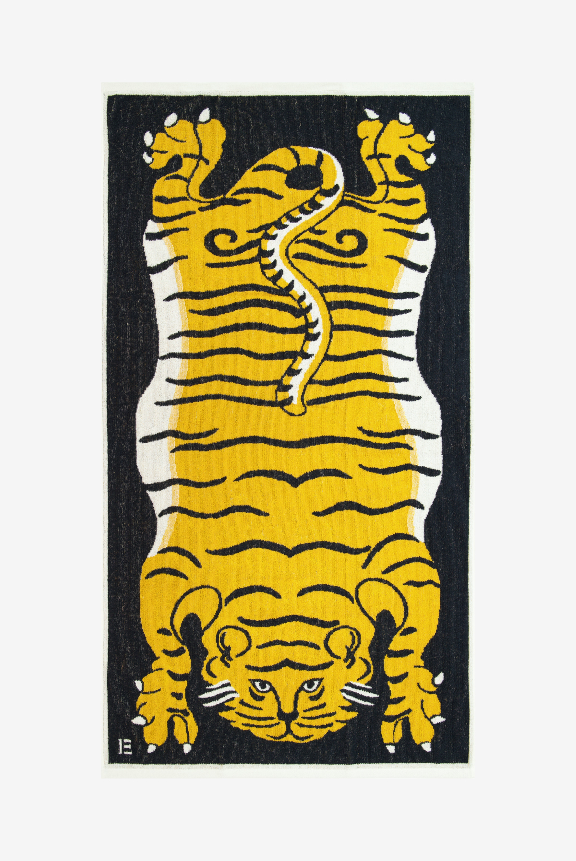 Serviette De Plage 80 - Rocky - Noir