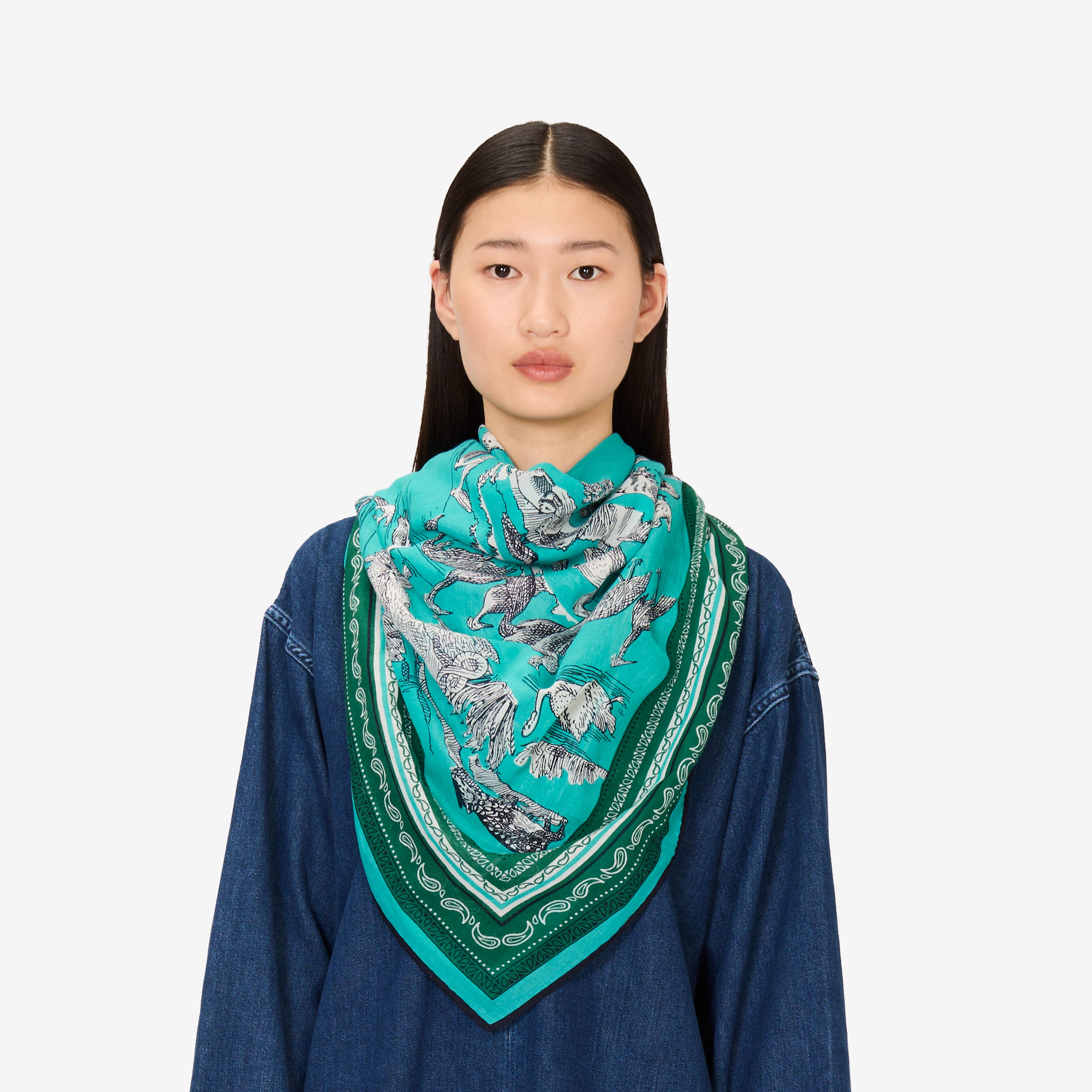 Square 130 - Reverie - Turquoise