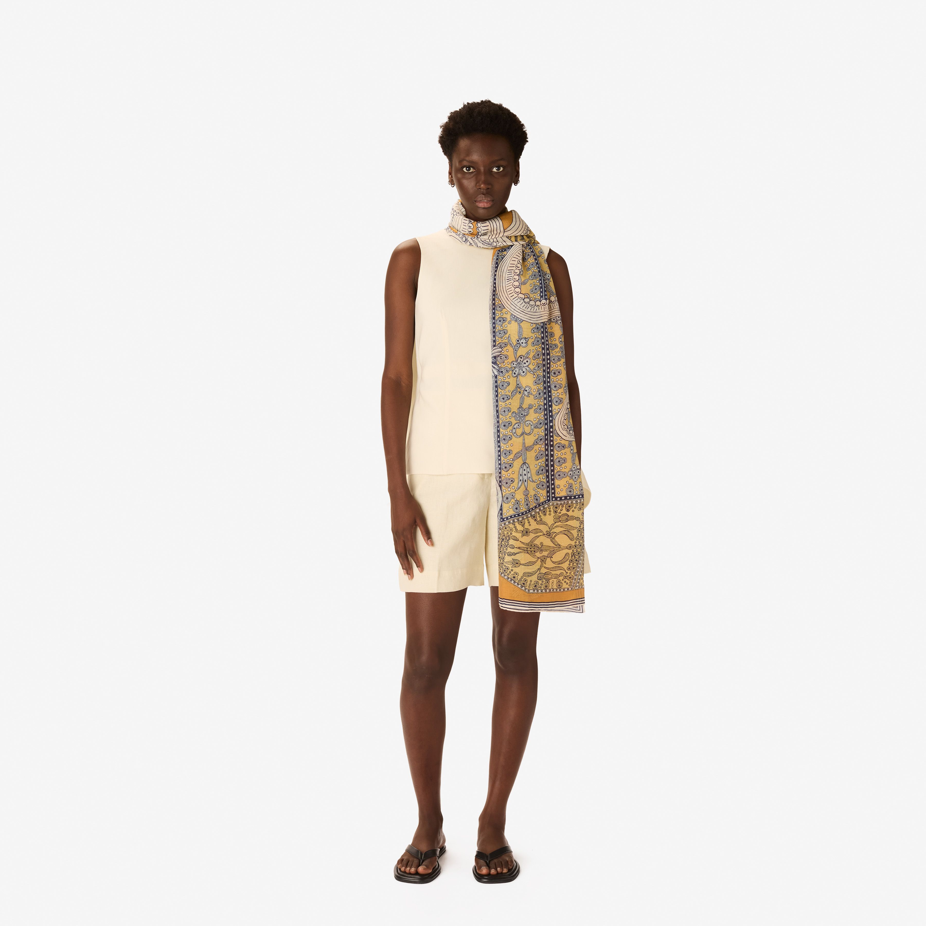 Écharpe 100 - Octopus - Mordoré