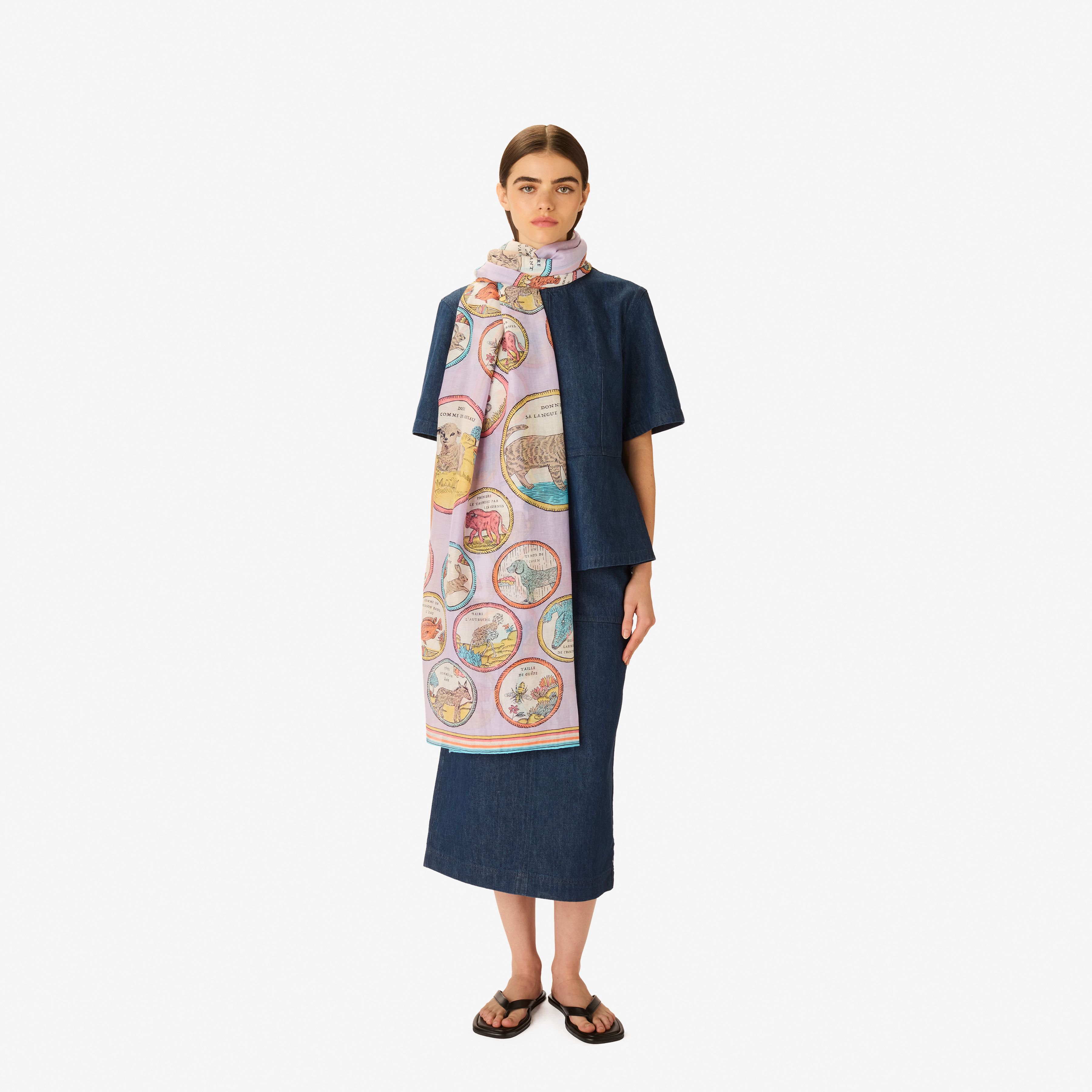 Écharpe 100 - Chance Inoui - Lila