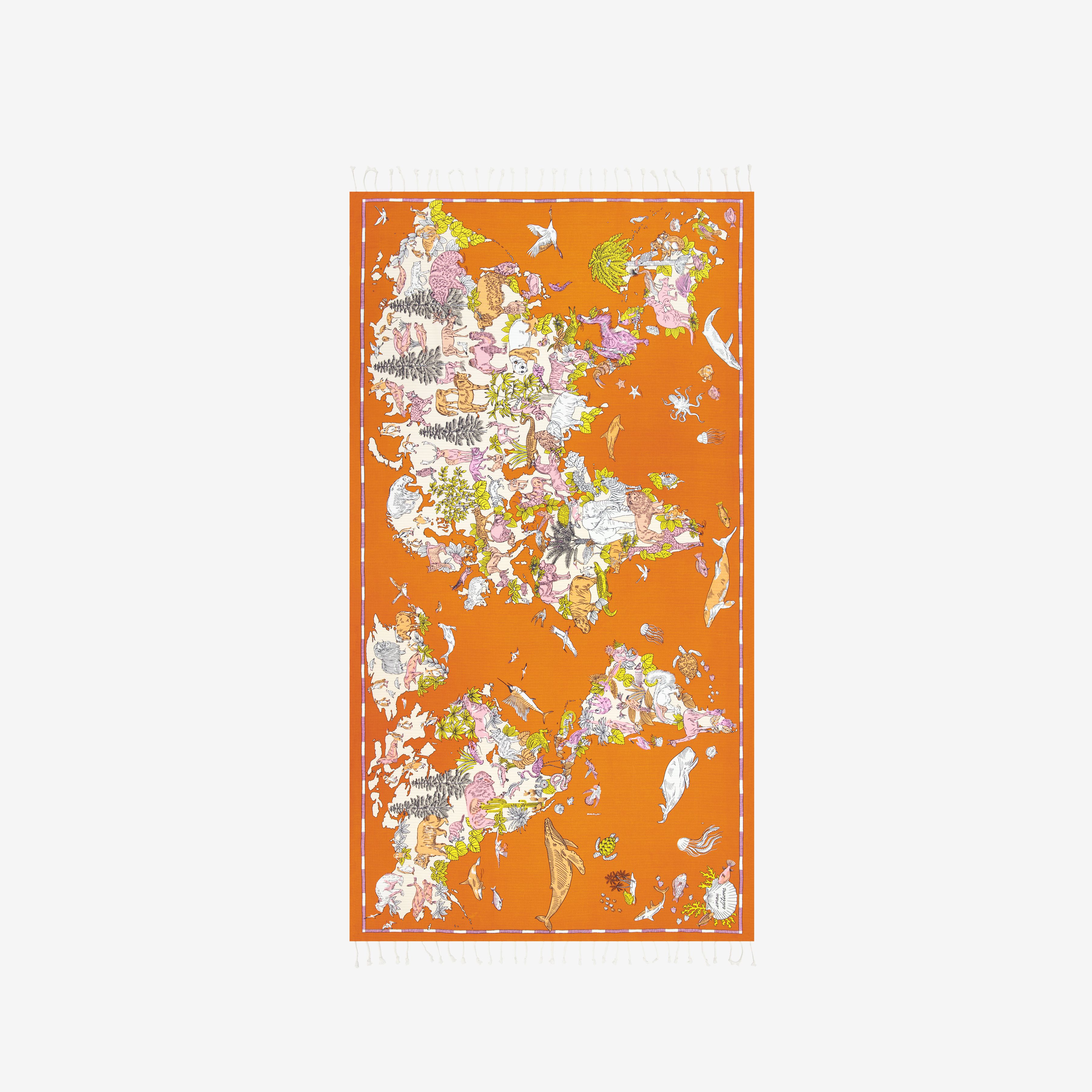 Fouta 100 - Atlas - Orange