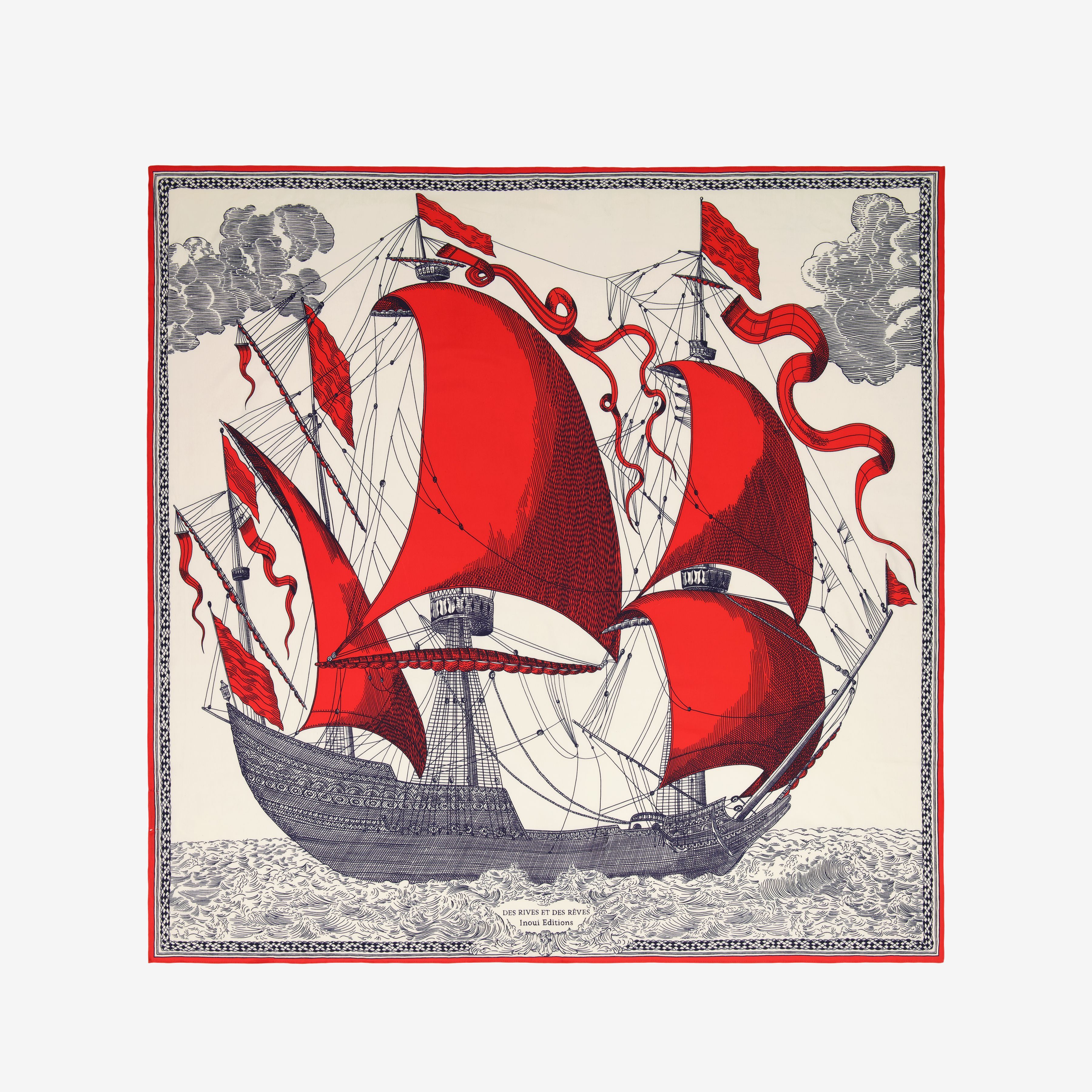 Carré 130 - Des Rives et Des Reves - Rouge