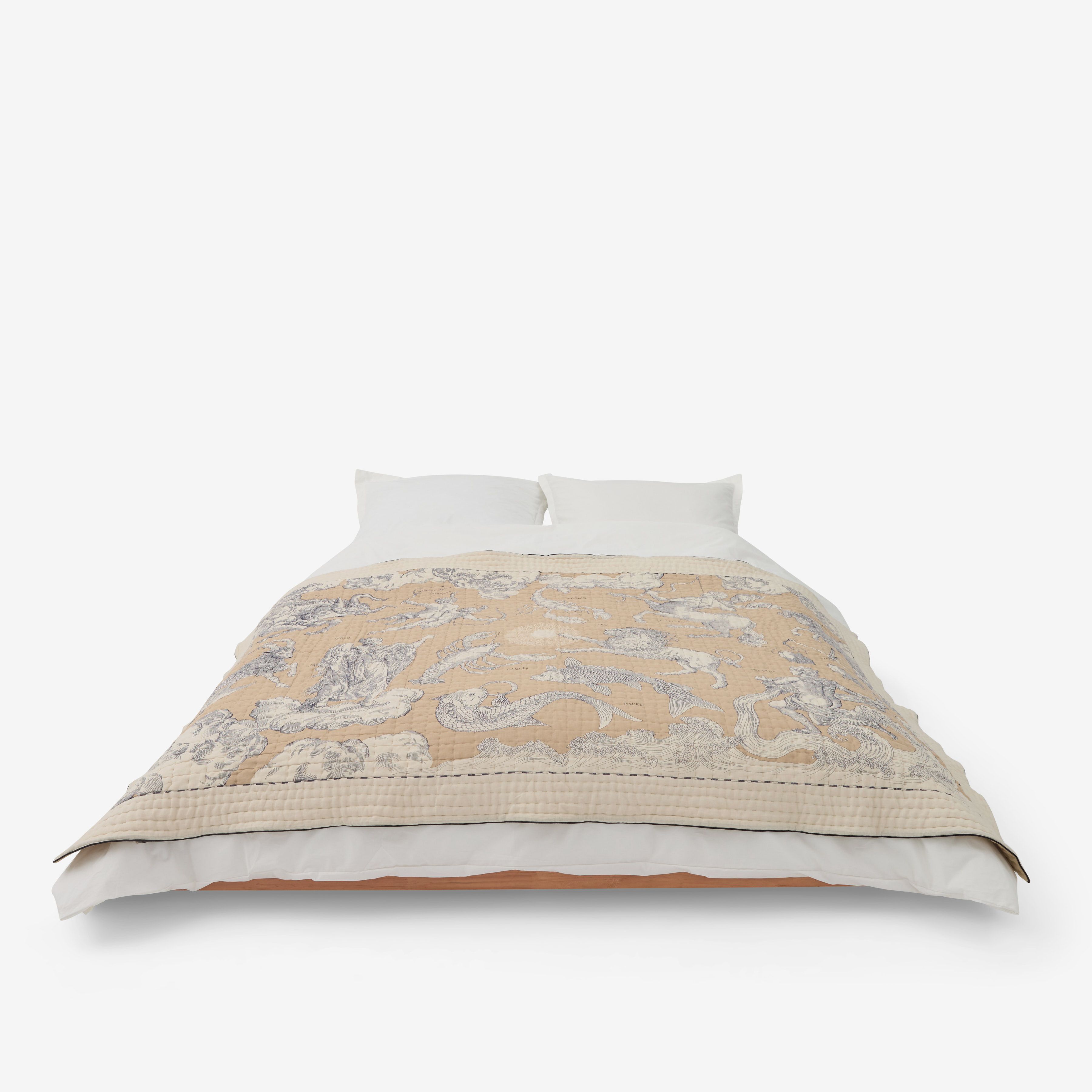 Quilted Cover 140 - Astrologie - Beige