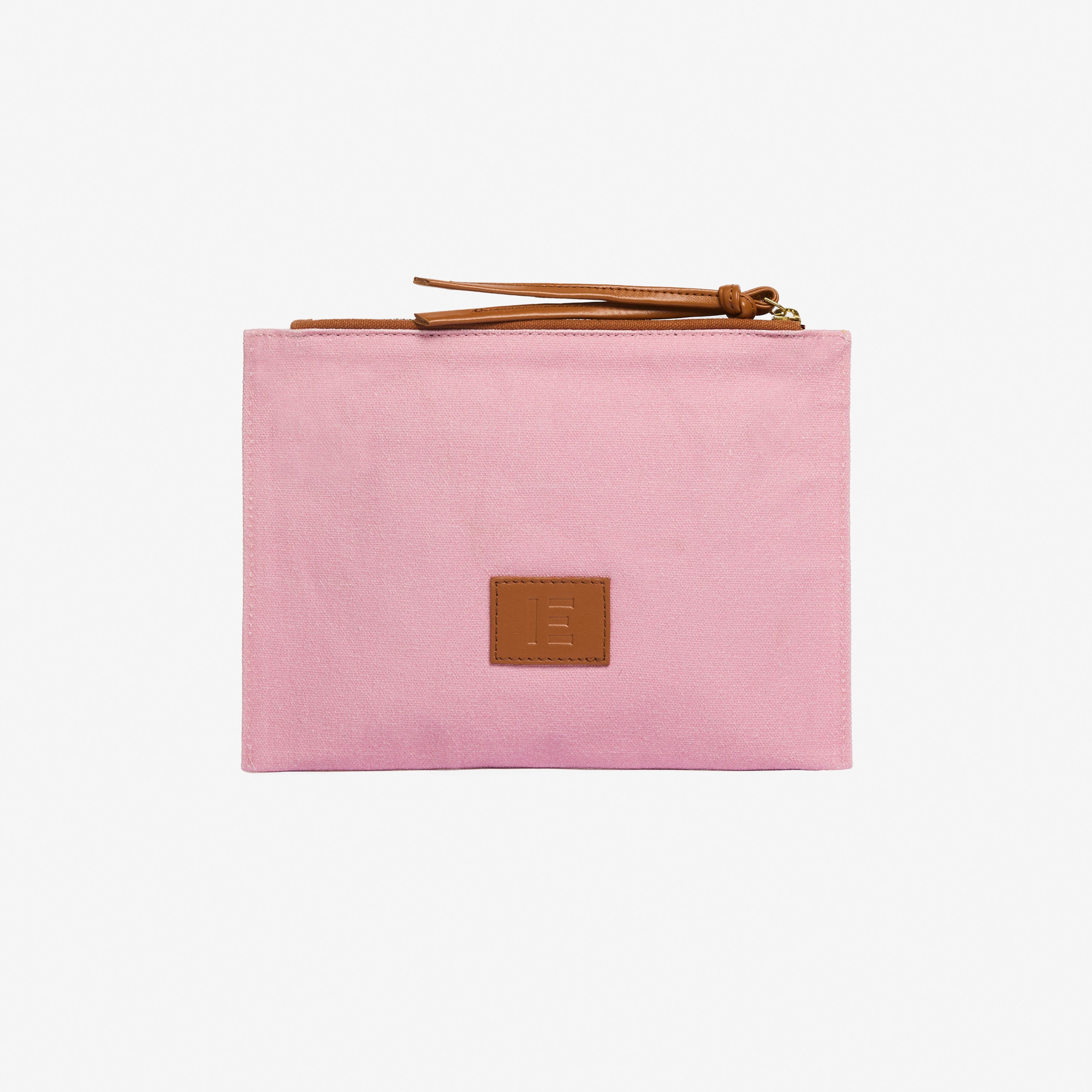 Embroidered Pouch - Lion - Yellow