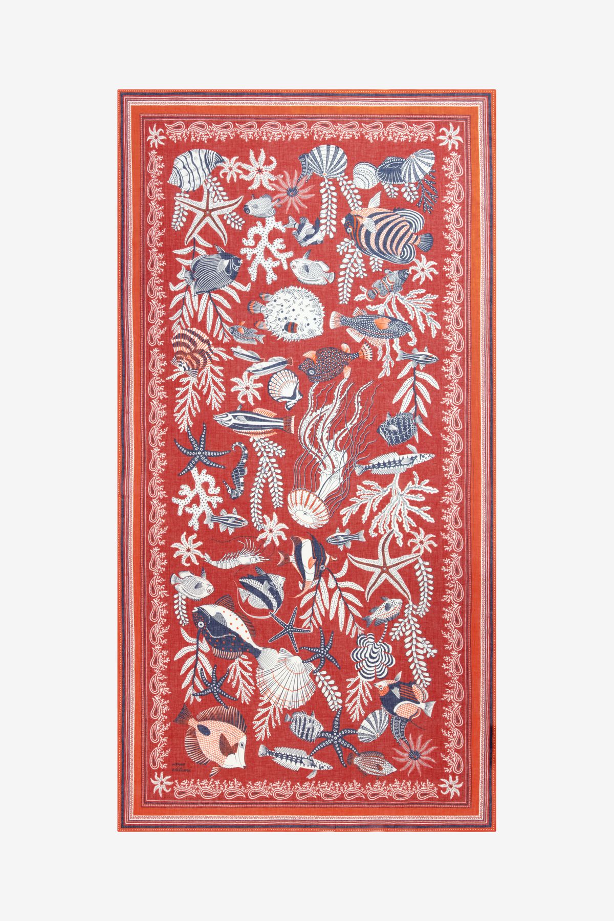 Écharpe 100 - Neptune - Rouge