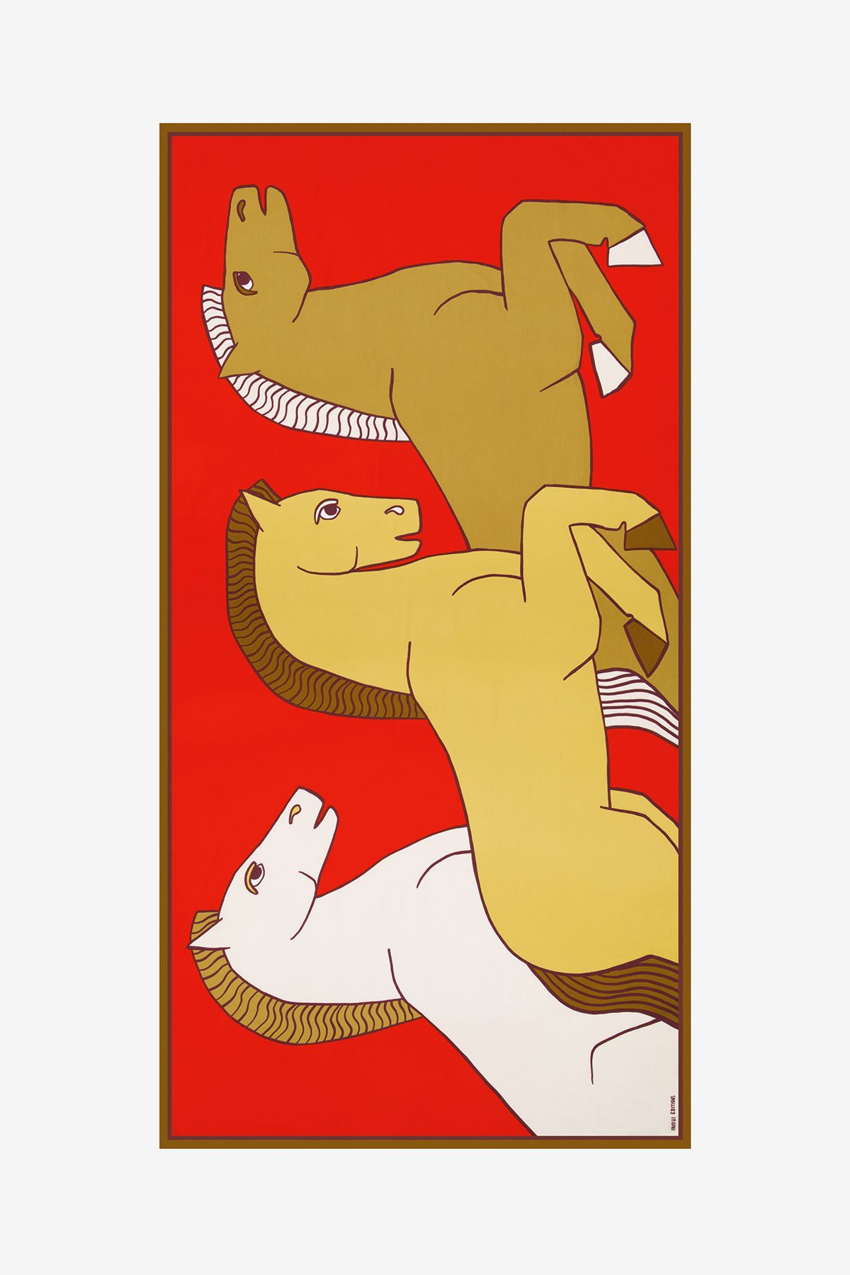 Écharpe 100 Coton - Cavale - Rouge