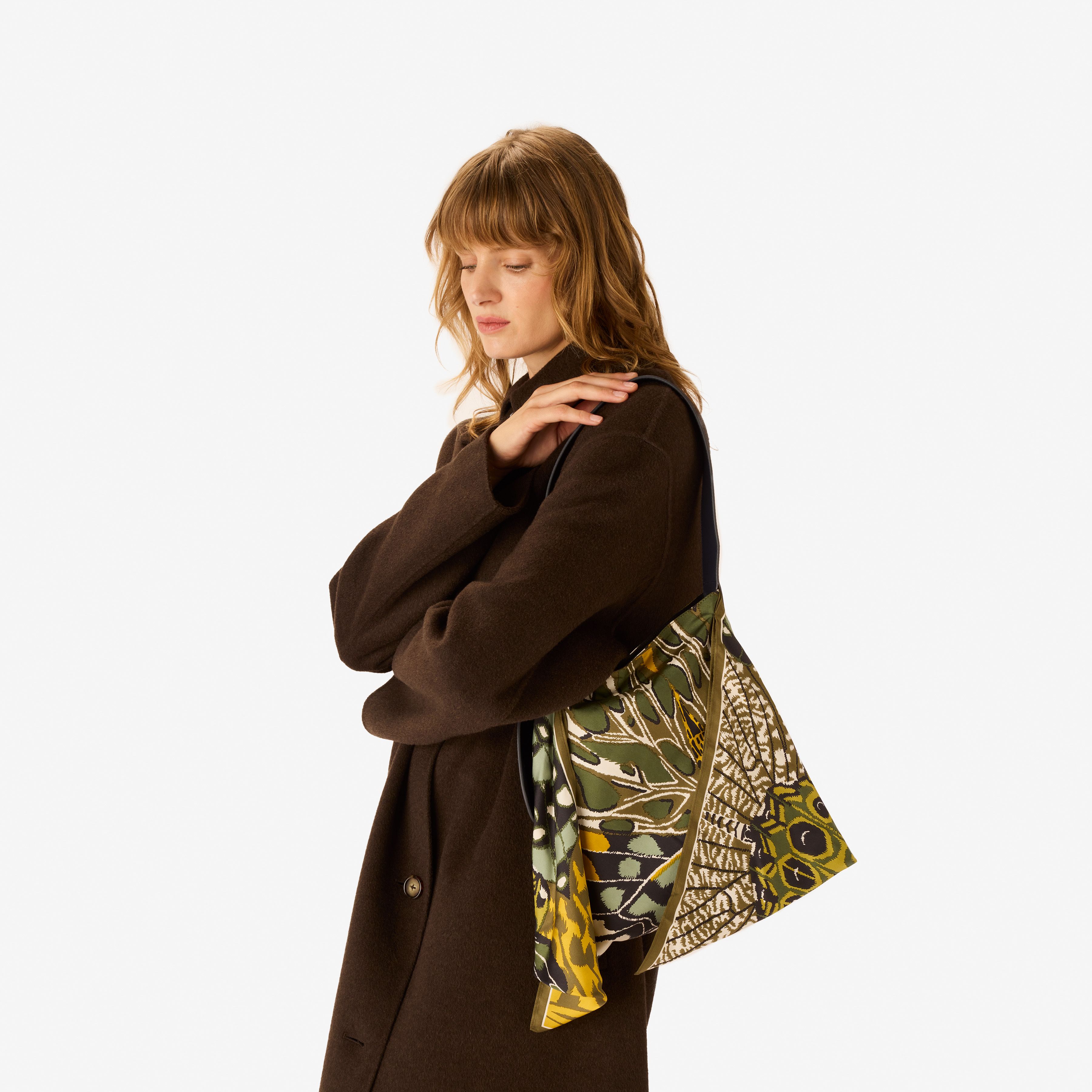 Scarf Bag - Papillons - Green