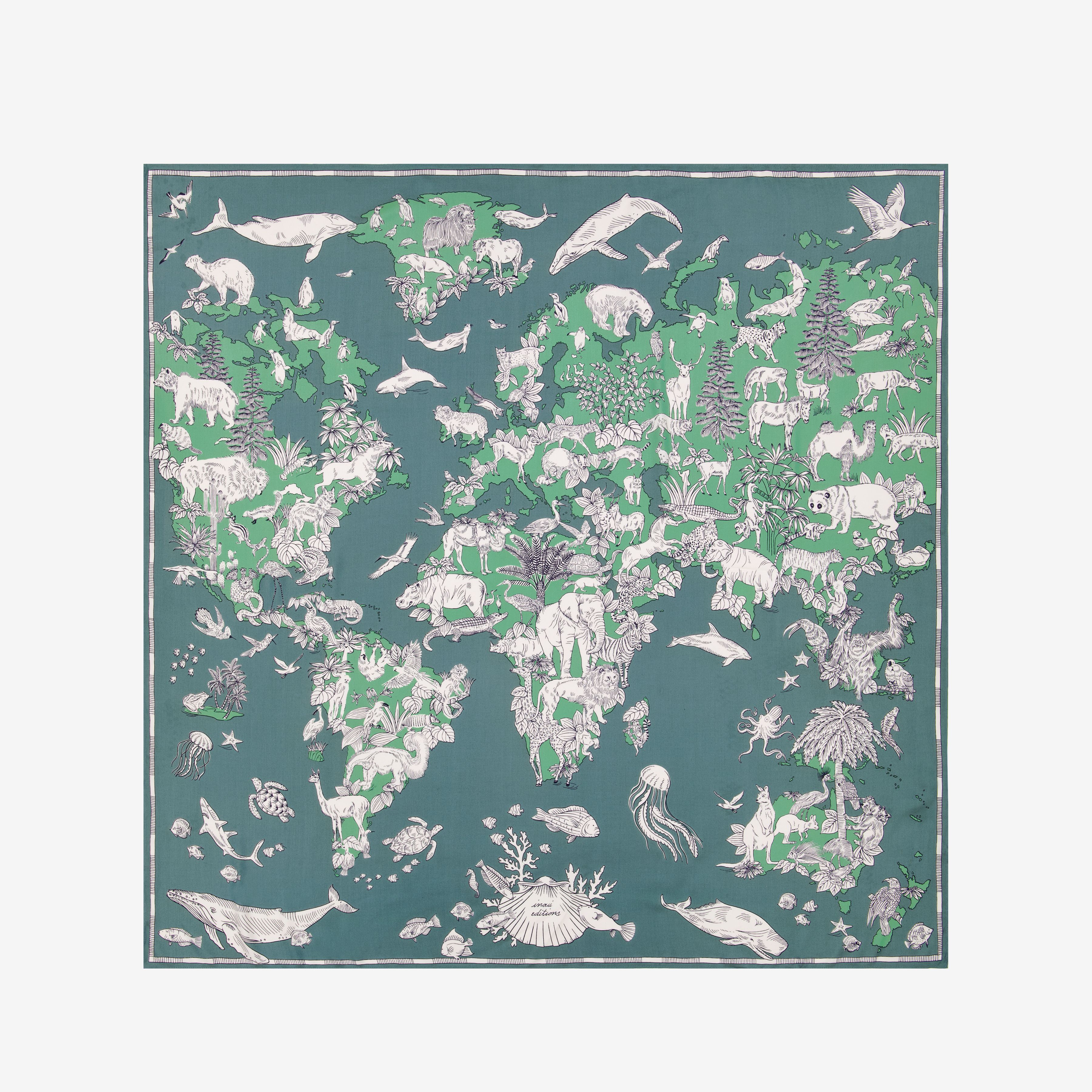 Carré 130 - Atlas - Vert