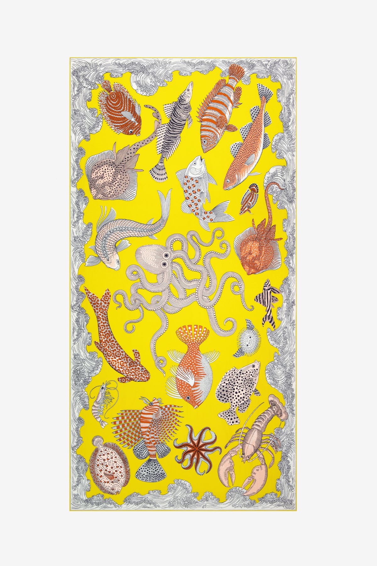 Écharpe  100 - Poseidon - Jaune