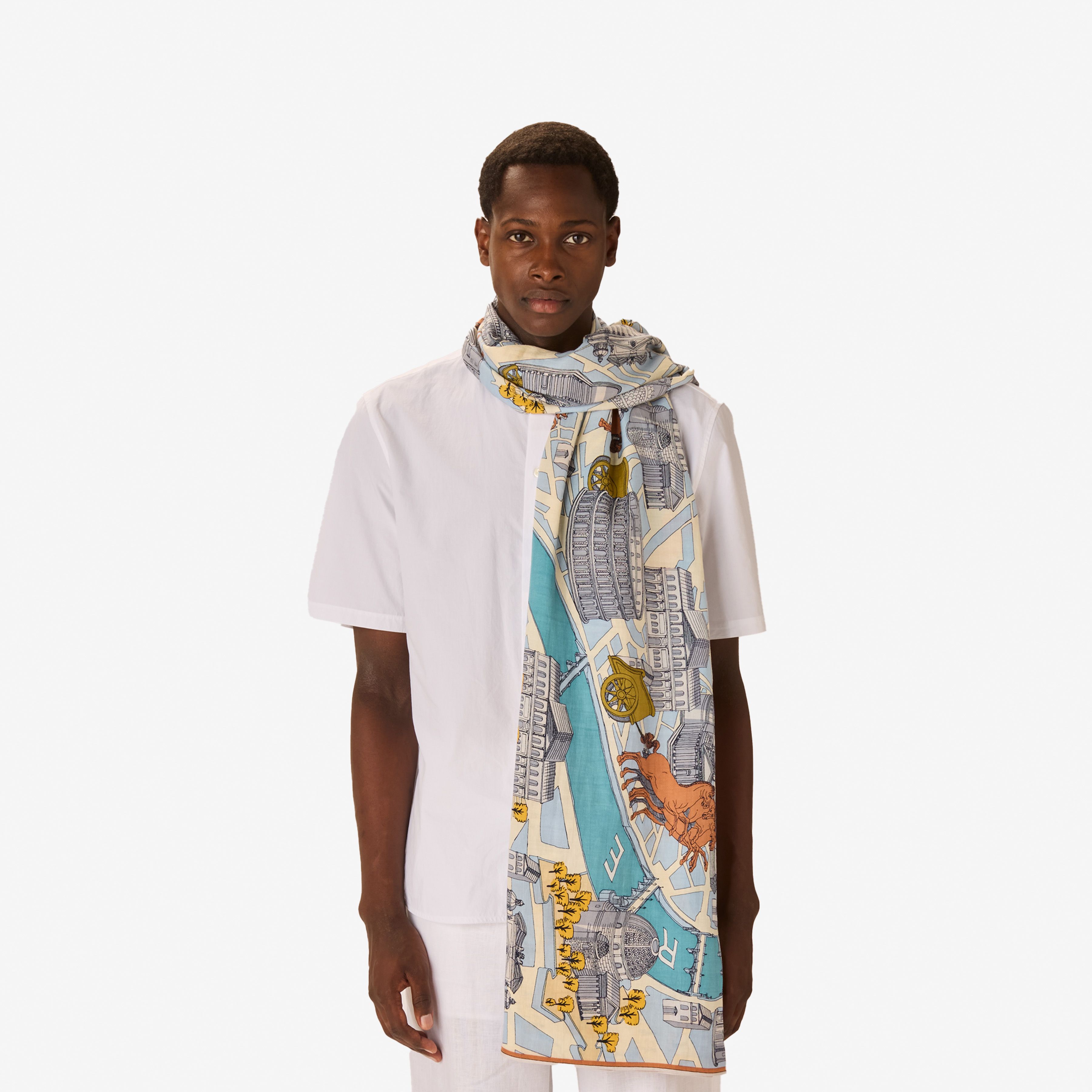 Écharpe 100 - Rome - Gris