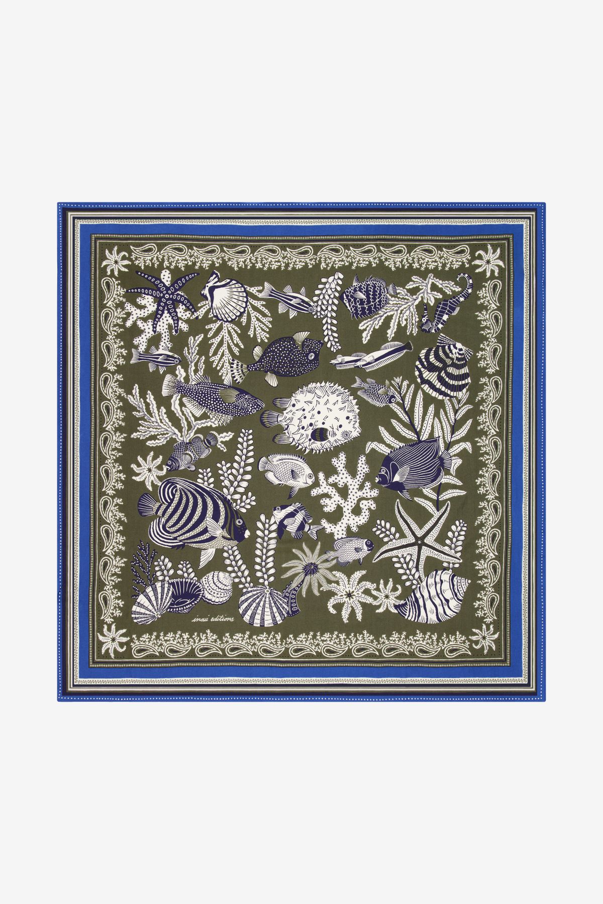 Carré 100 - Neptune - kaki