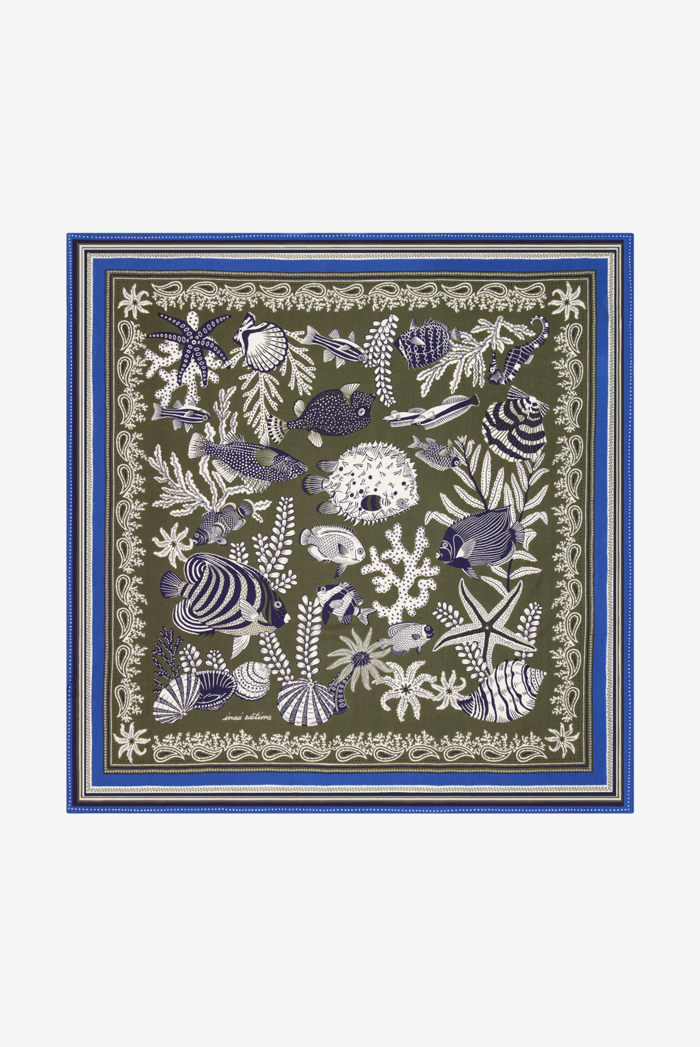 Carré 100 - Neptune - kaki