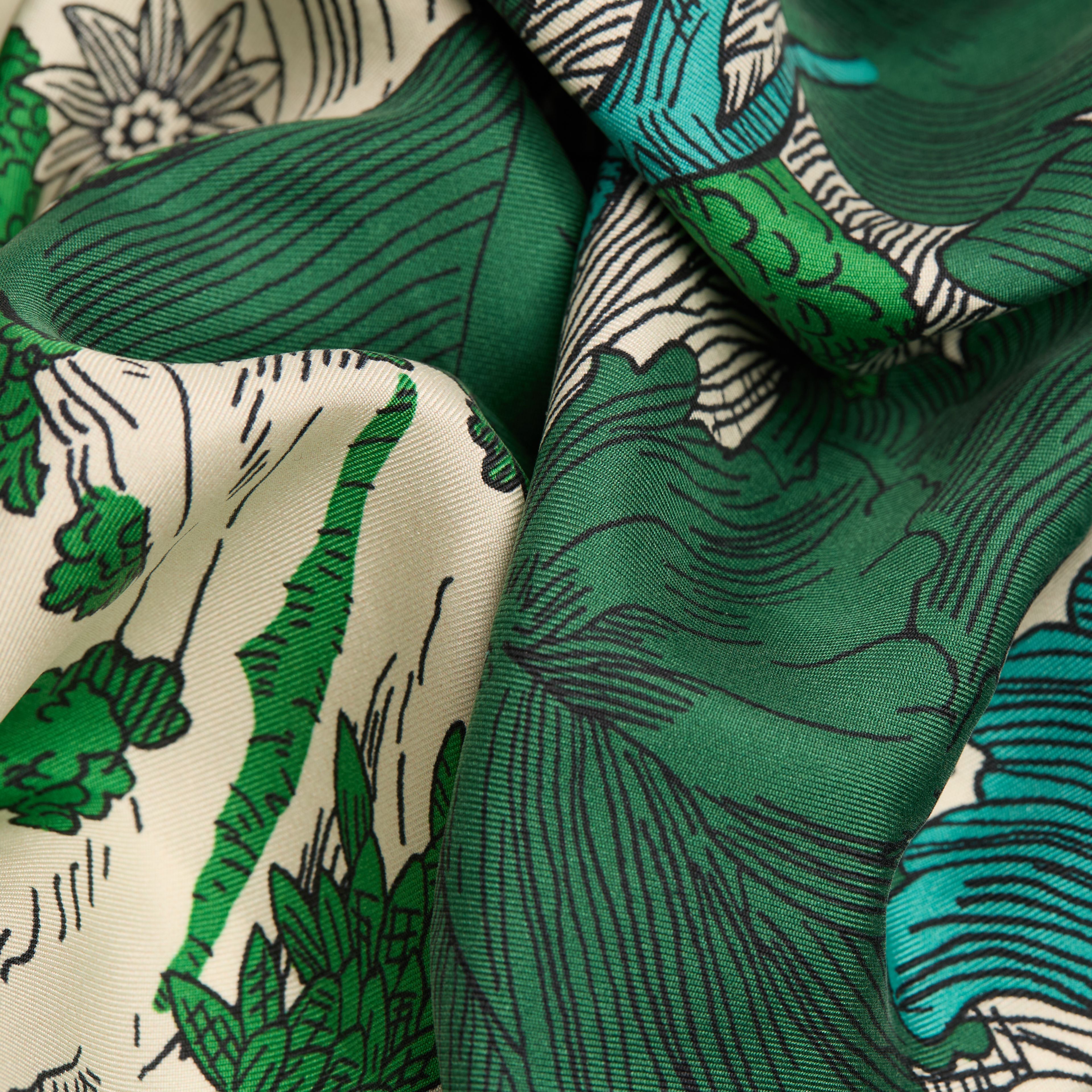 Pañuelo 70 - Histoire - Verde