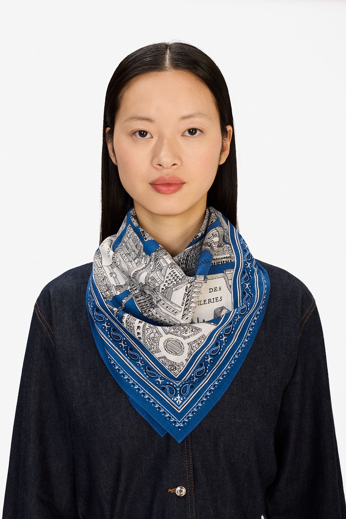 Carré 65 - Louvre - Bleu