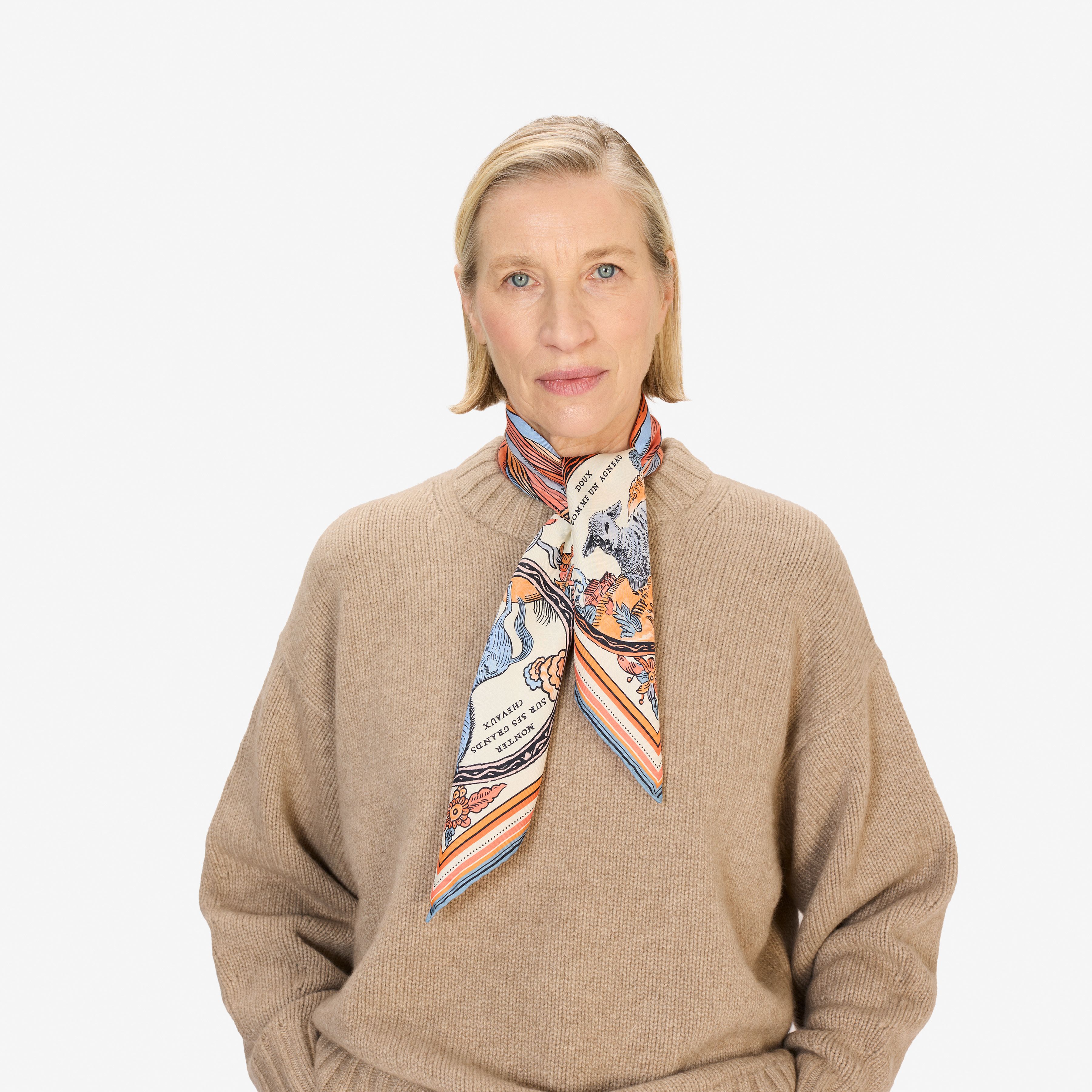 Quadratisches 70 - Chance Inoui - Orange