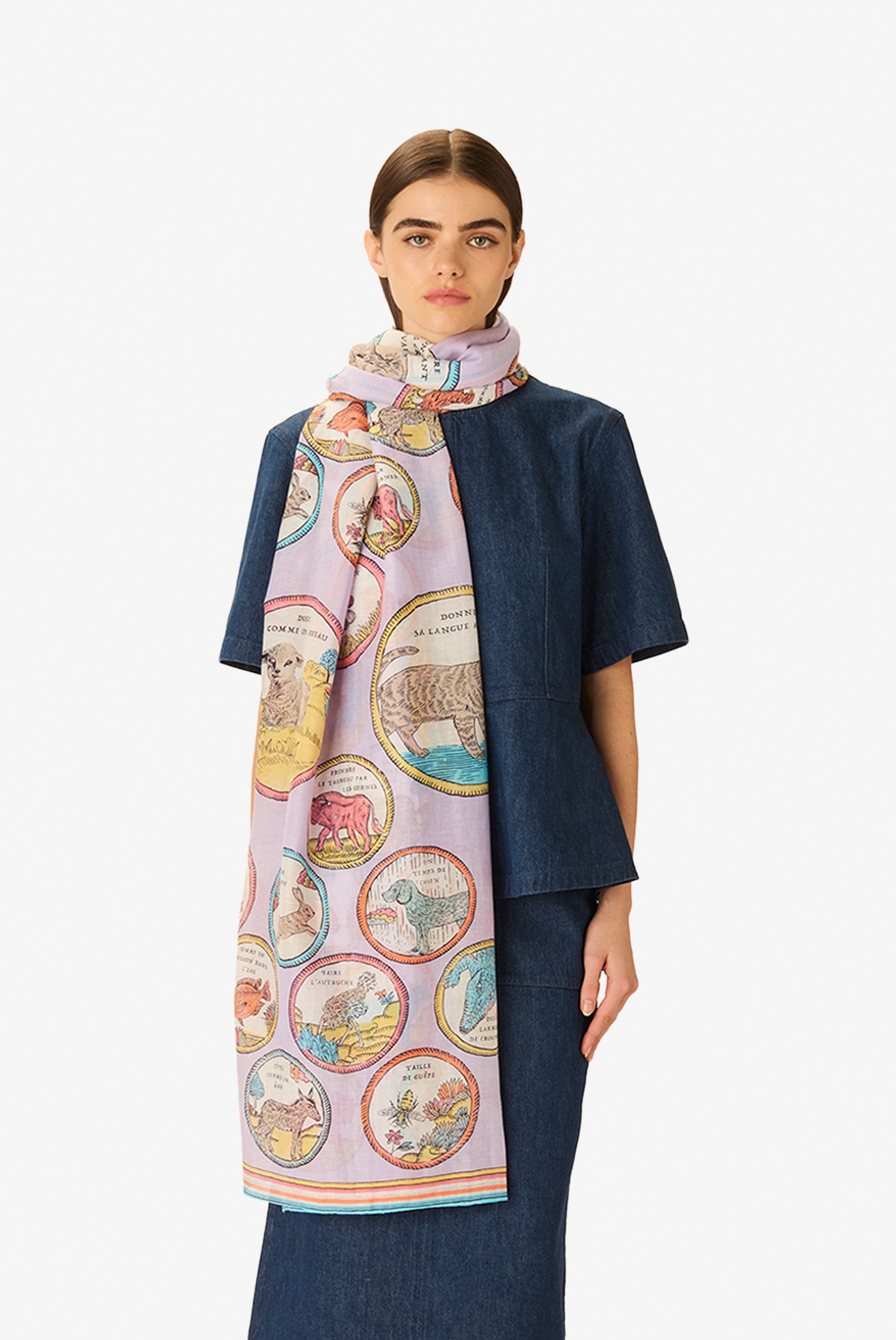 Écharpe 100 - Chance Inoui - Lila