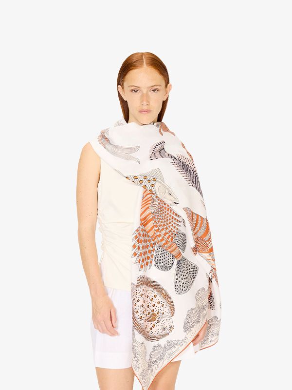 Scarf 100 - Poseidon - Natural