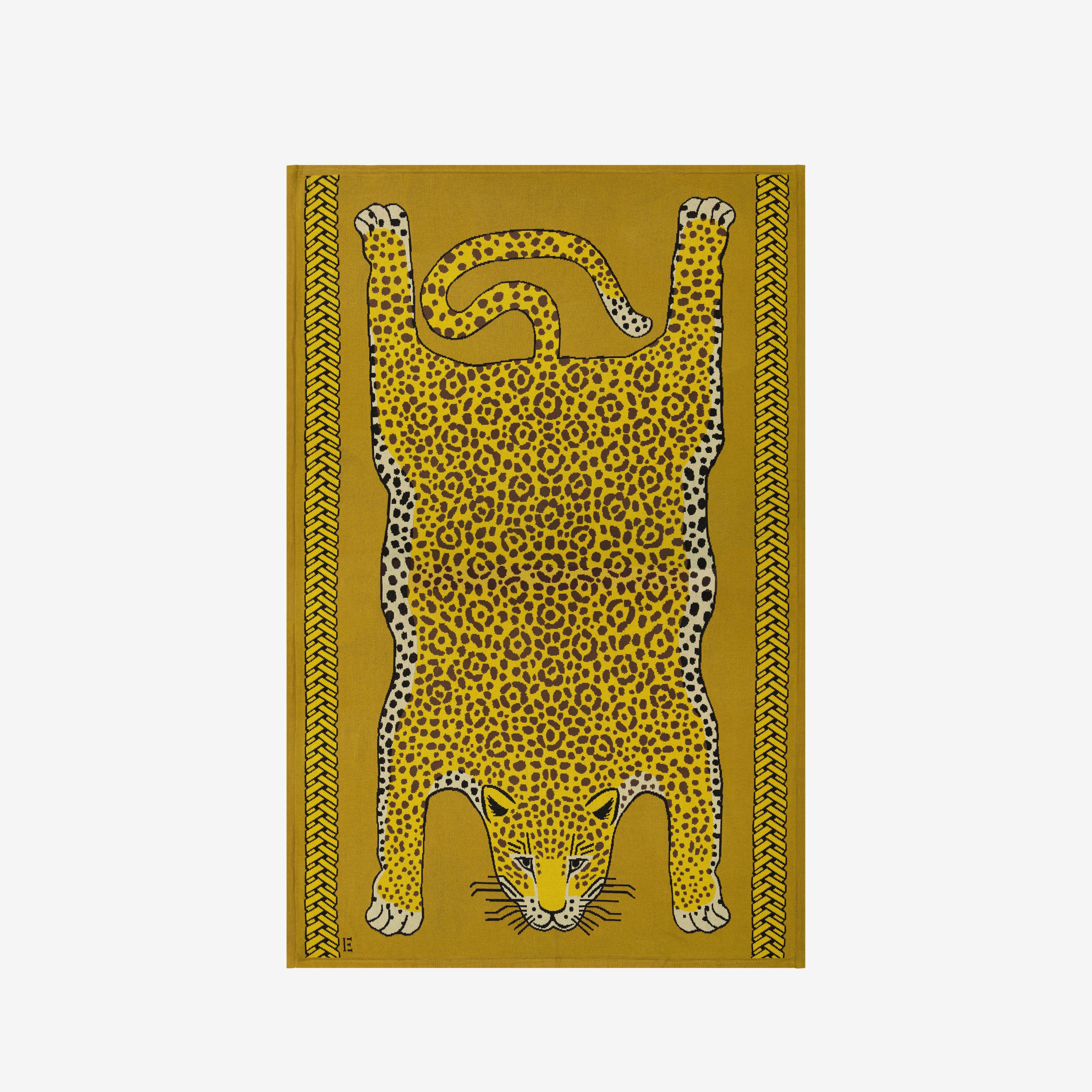 Blanket 130 - Leopard - Saffron