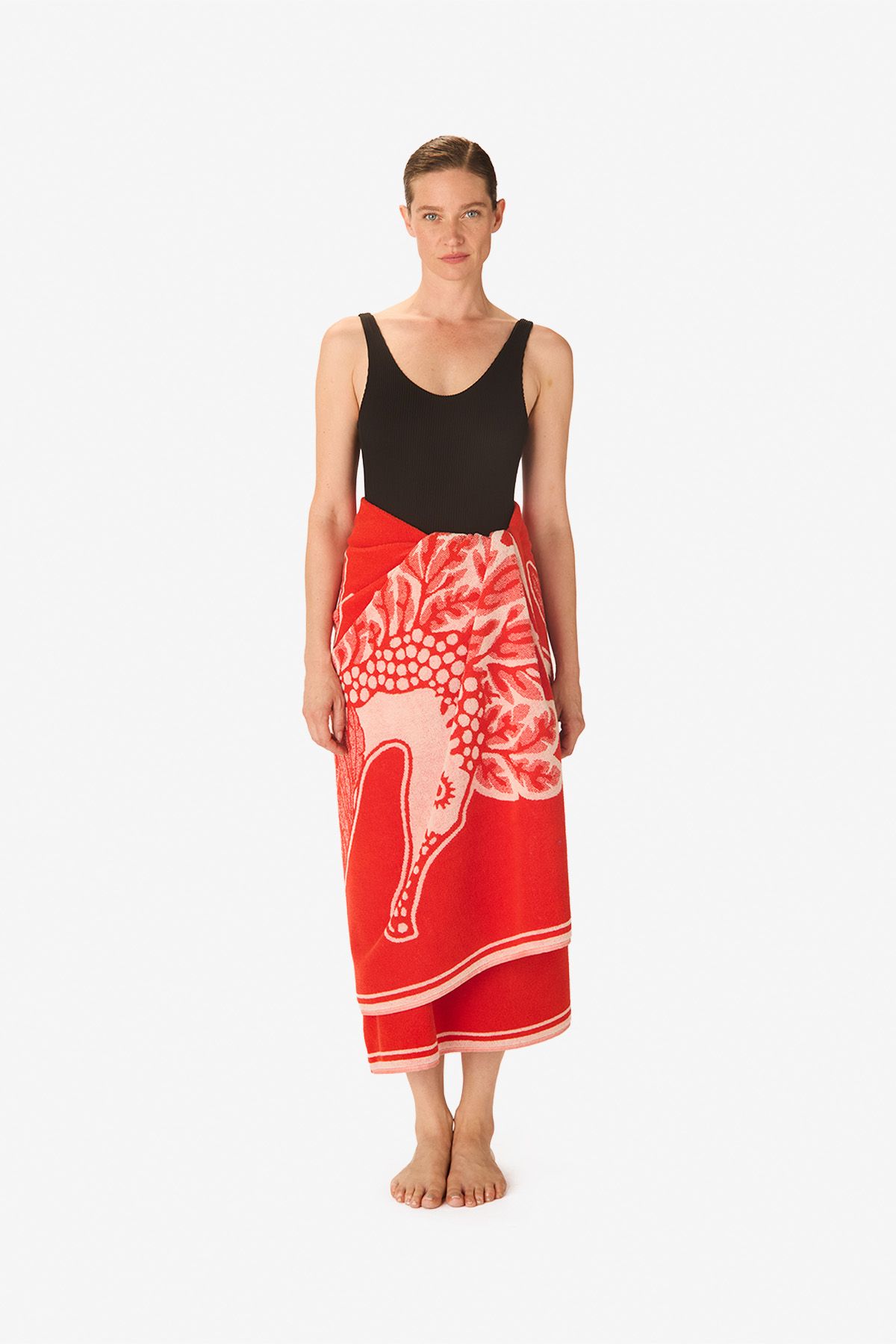 Beach Towel 100 - Idriss - Orange