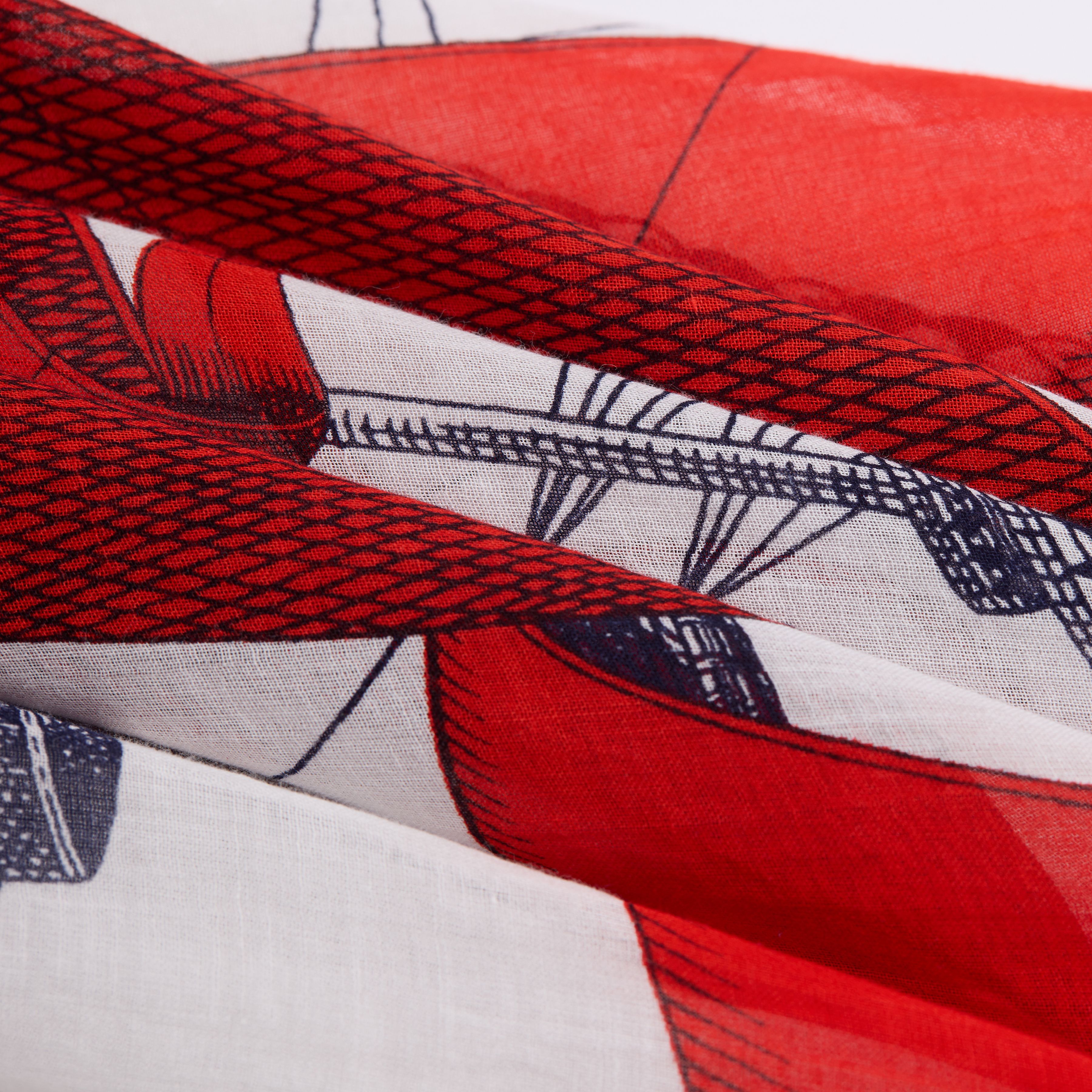 Écharpe 100 - Des Rives et des Reves - Rouge