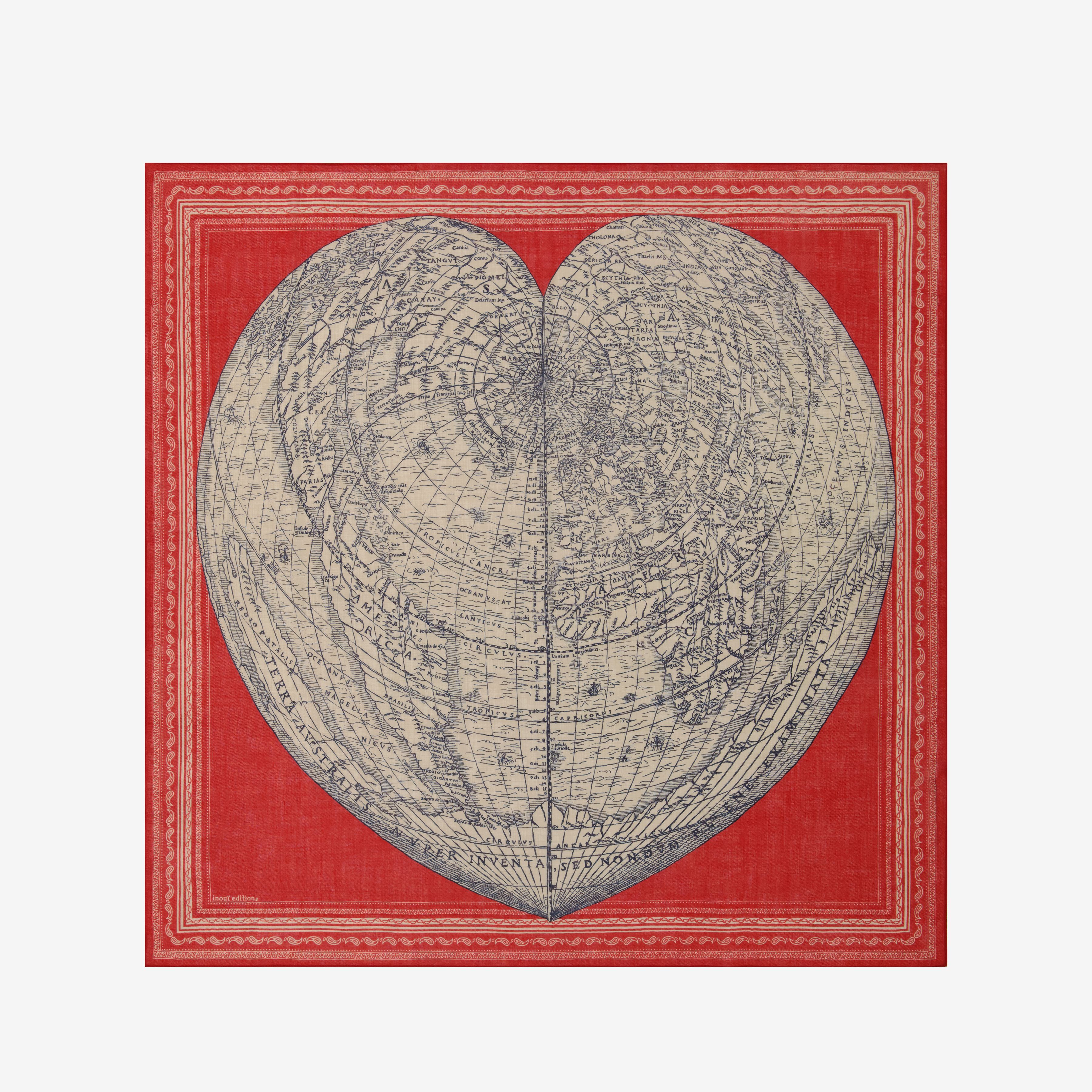 Square 130 - Mappemonde - Red