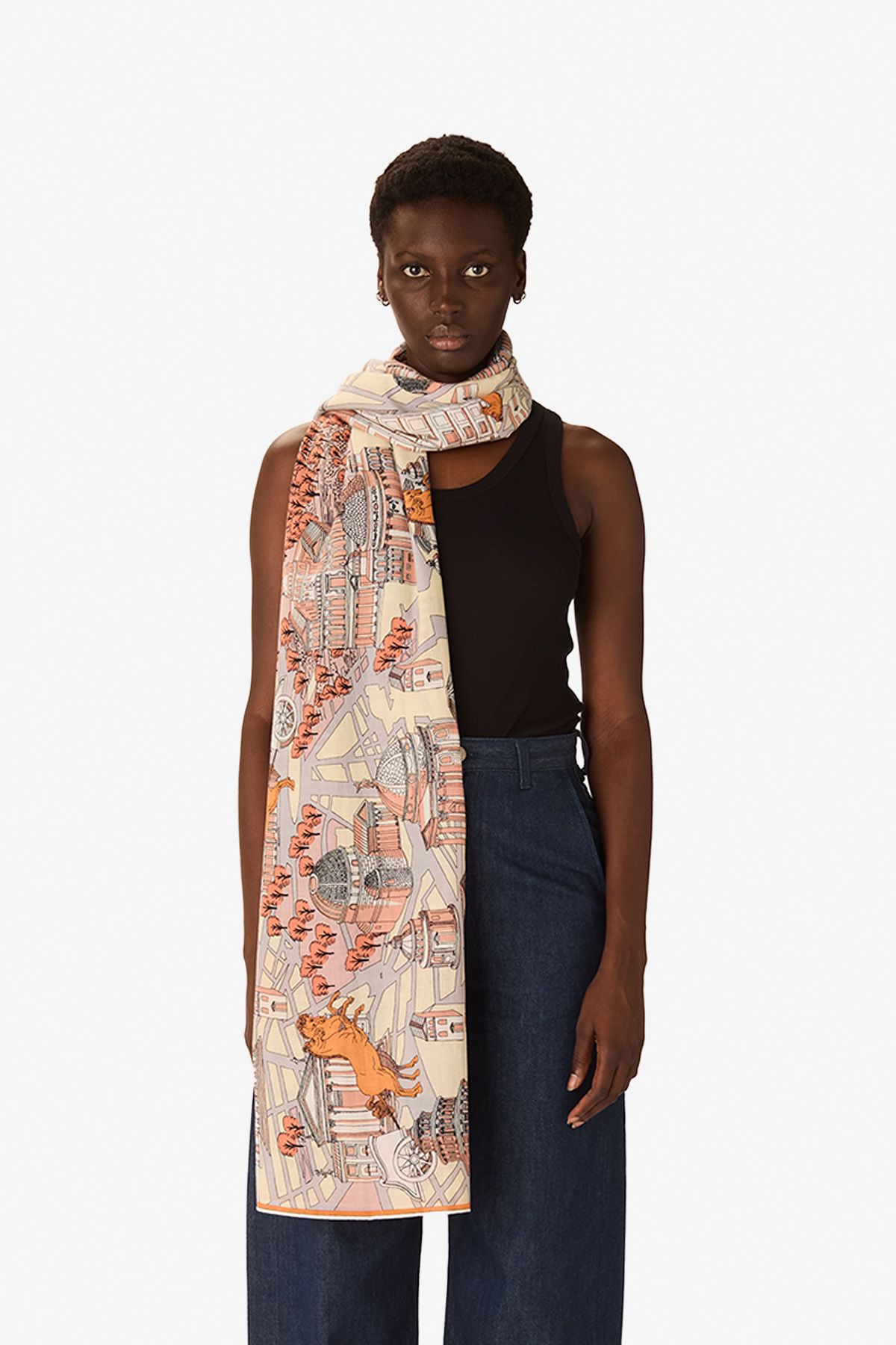 Écharpe 100 - Rome - Poudre